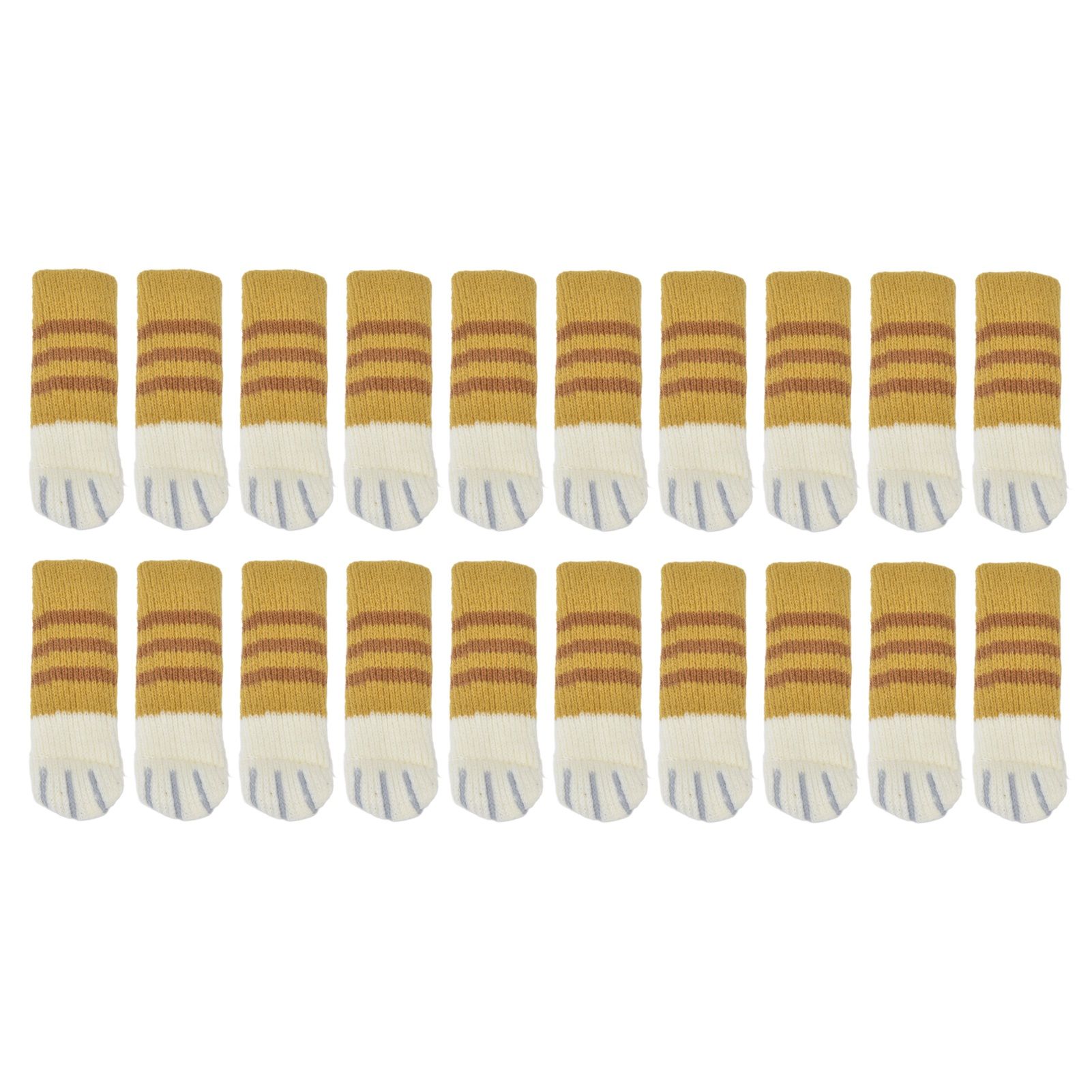 20pcs Furniture Leg Covers High Elastic Knitted Chair Leg Floor Protectors for