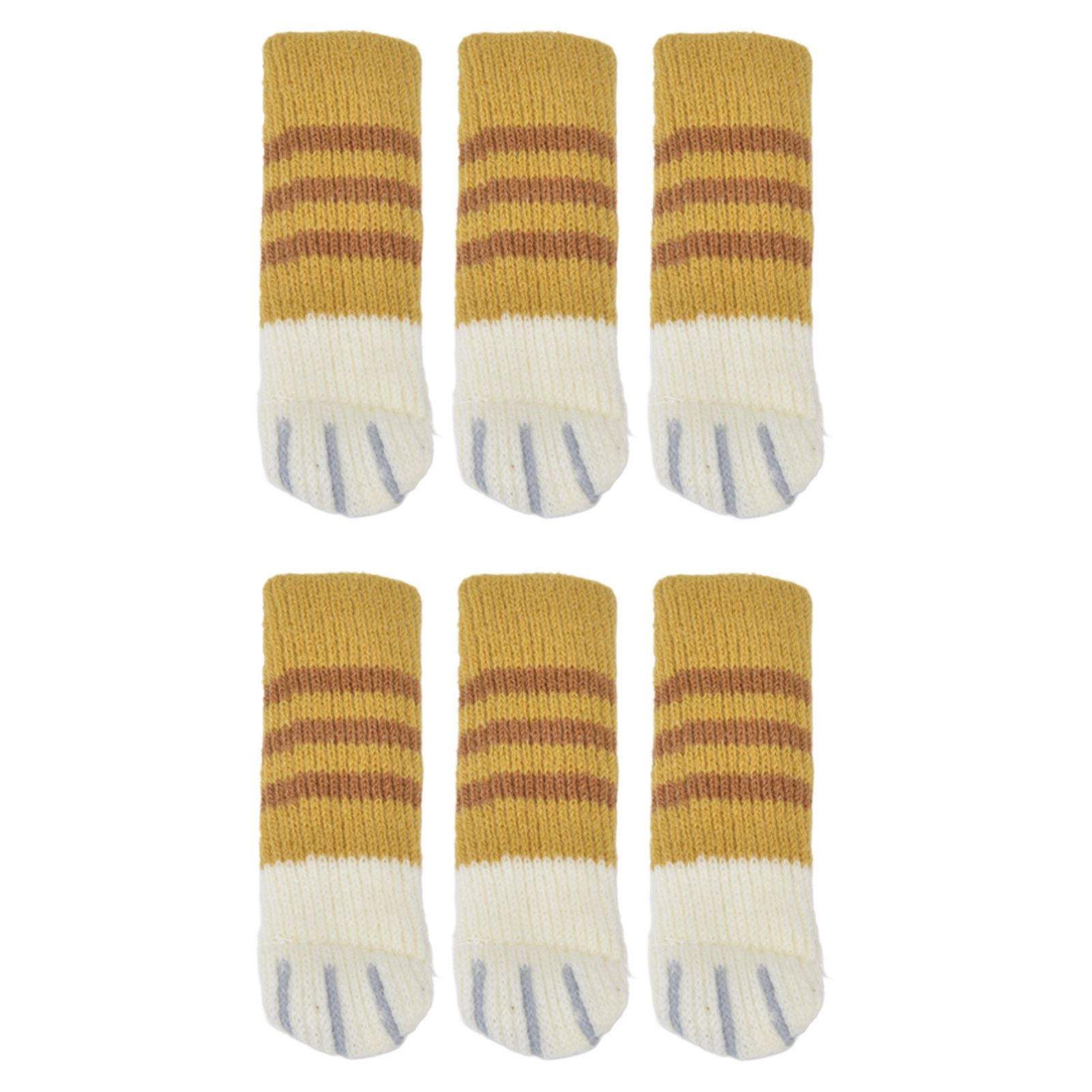 20pcs Furniture Leg Covers High Elastic Knitted Chair Leg Floor Protectors for view 2