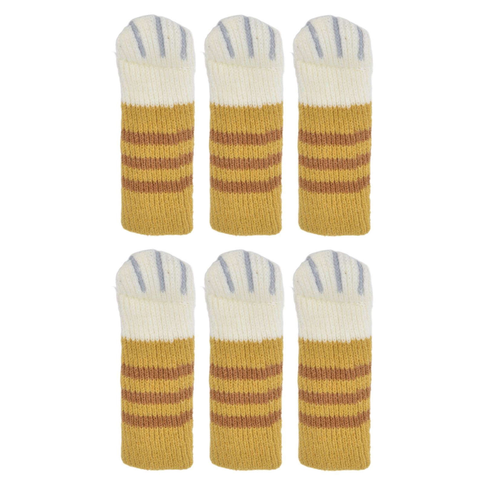 20pcs Furniture Leg Covers High Elastic Knitted Chair Leg Floor Protectors for view 4