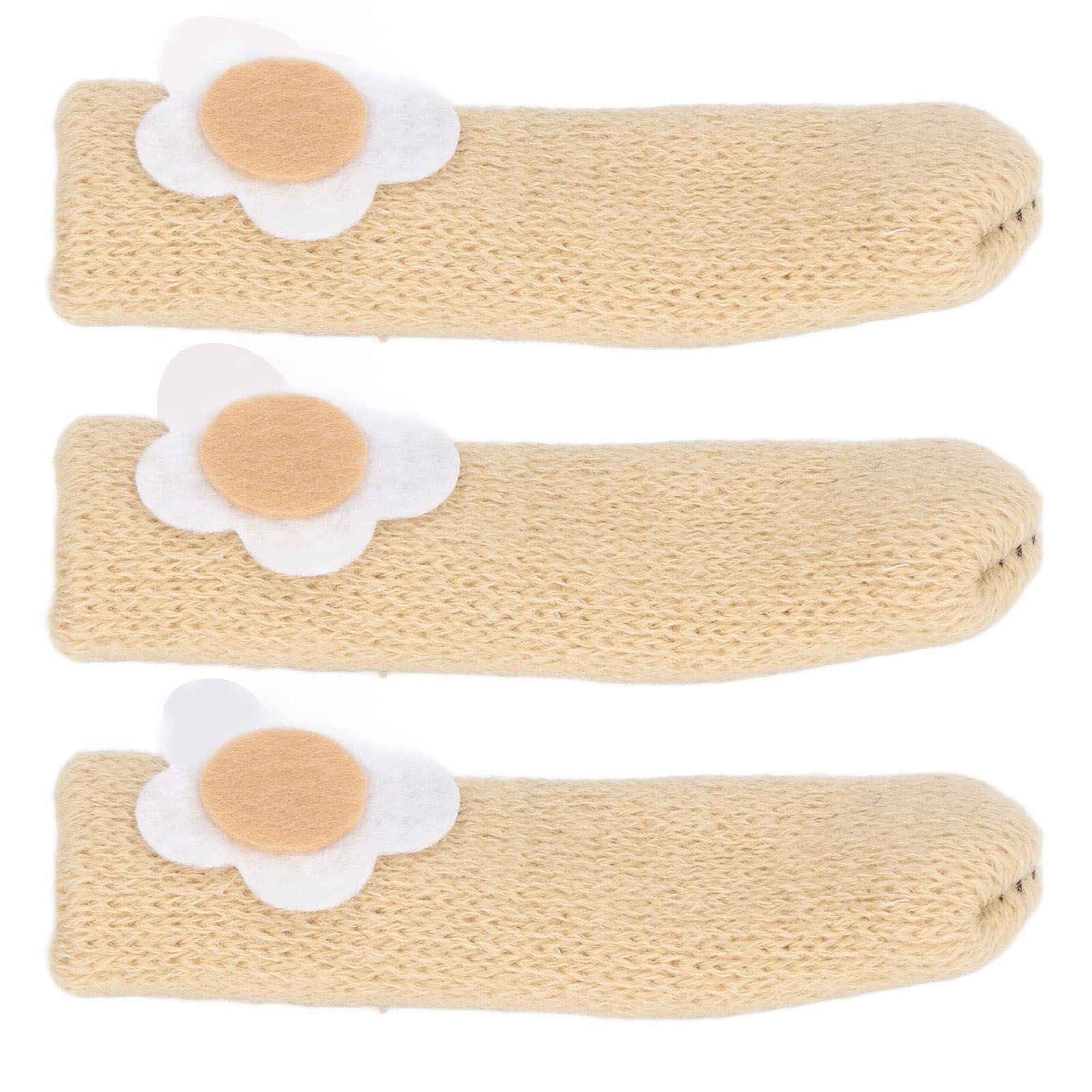 25Pcs Furniture Leg Cover Foot Cover Mat Floor Protector Double Layer Knitted view 6