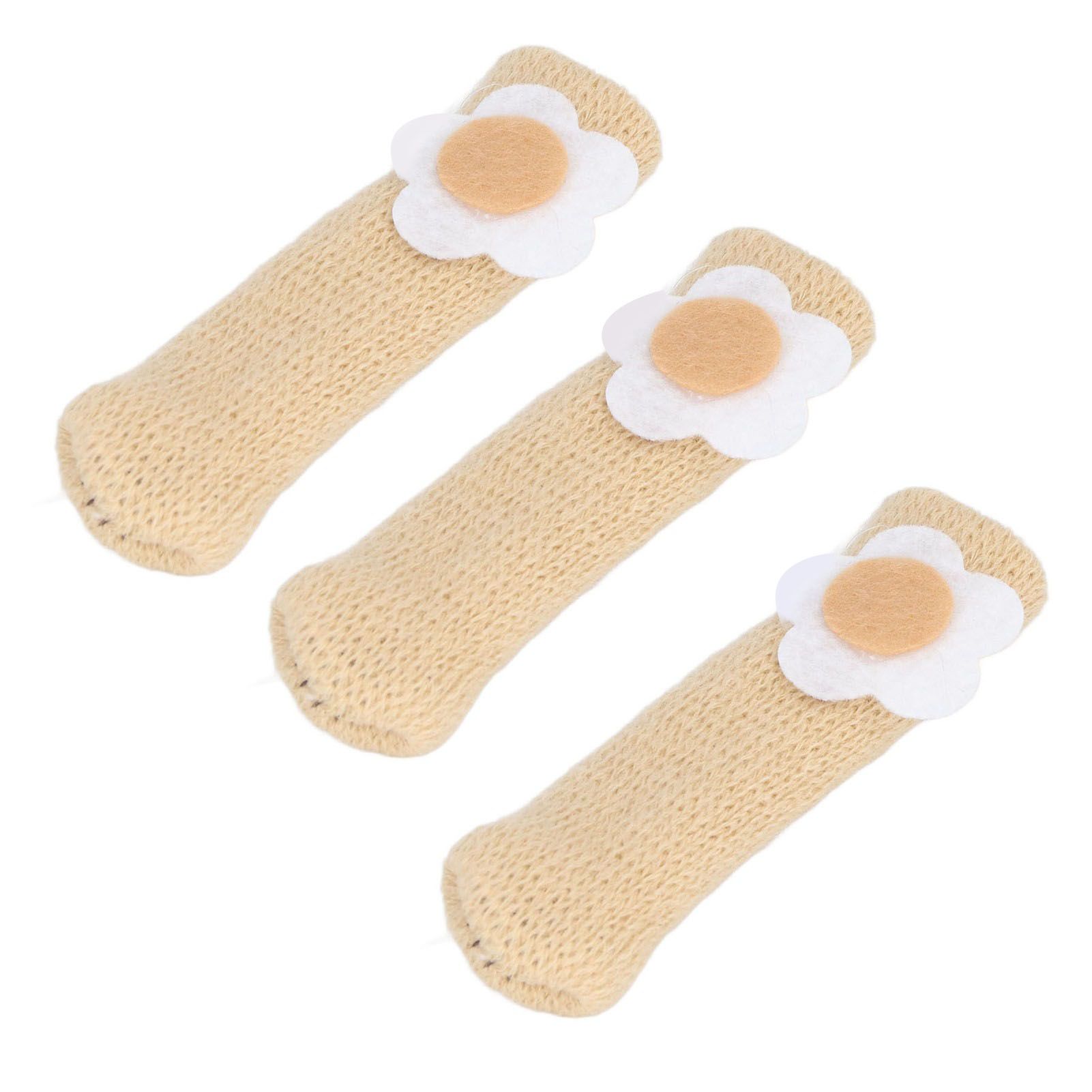 25Pcs Furniture Leg Cover Foot Cover Mat Floor Protector Double Layer Knitted view 7