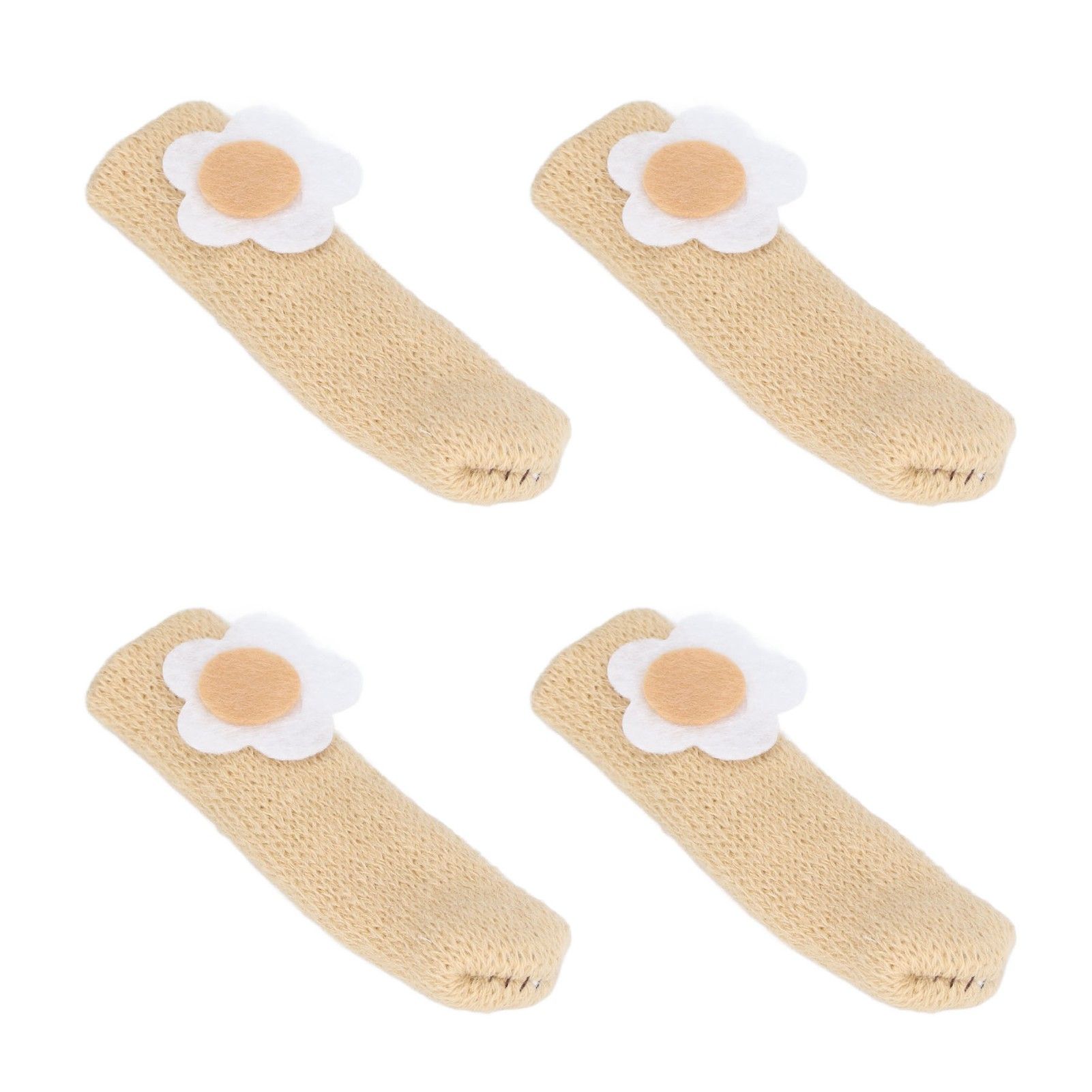 25Pcs Furniture Leg Cover Foot Cover Mat Floor Protector Double Layer Knitted view 9