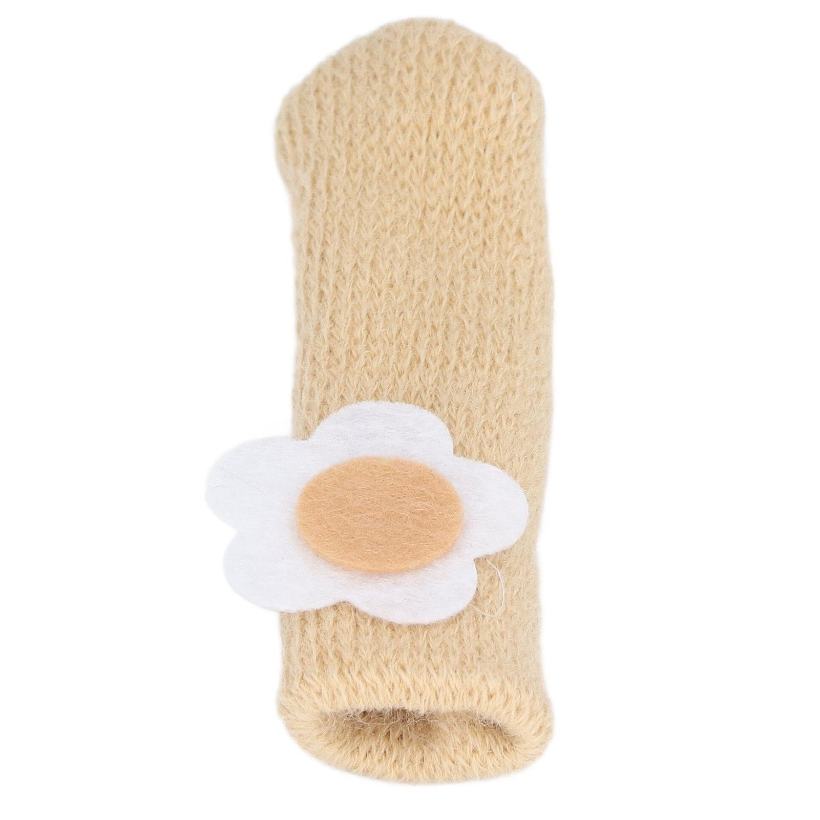 25Pcs Furniture Leg Cover Foot Cover Mat Floor Protector Double Layer Knitted view 15