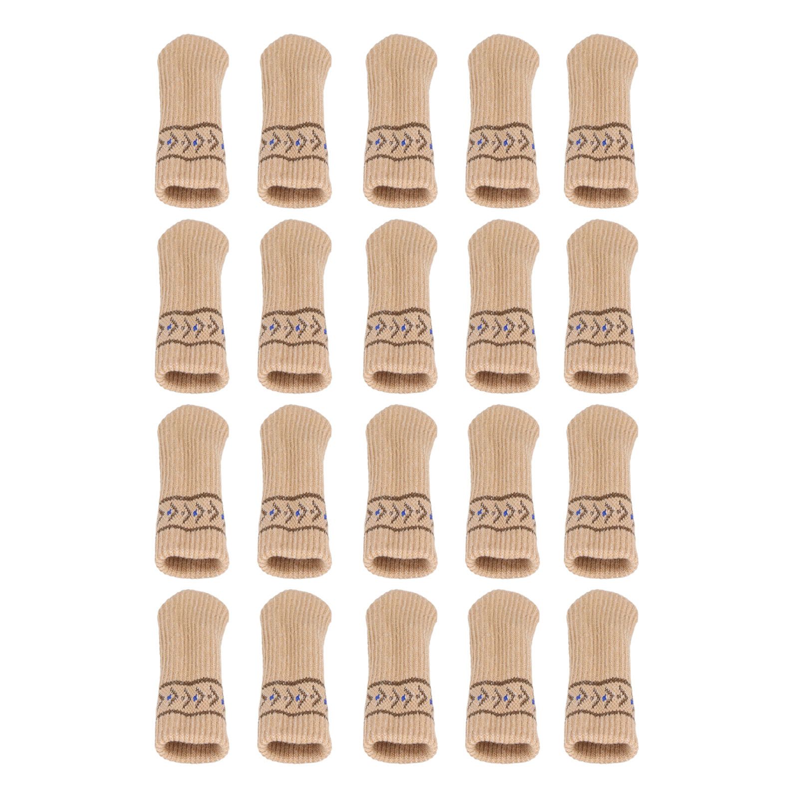20PCS Chair Leg Covers Acrylic Silicone Double Layer Elastic Furniture Legs view 2