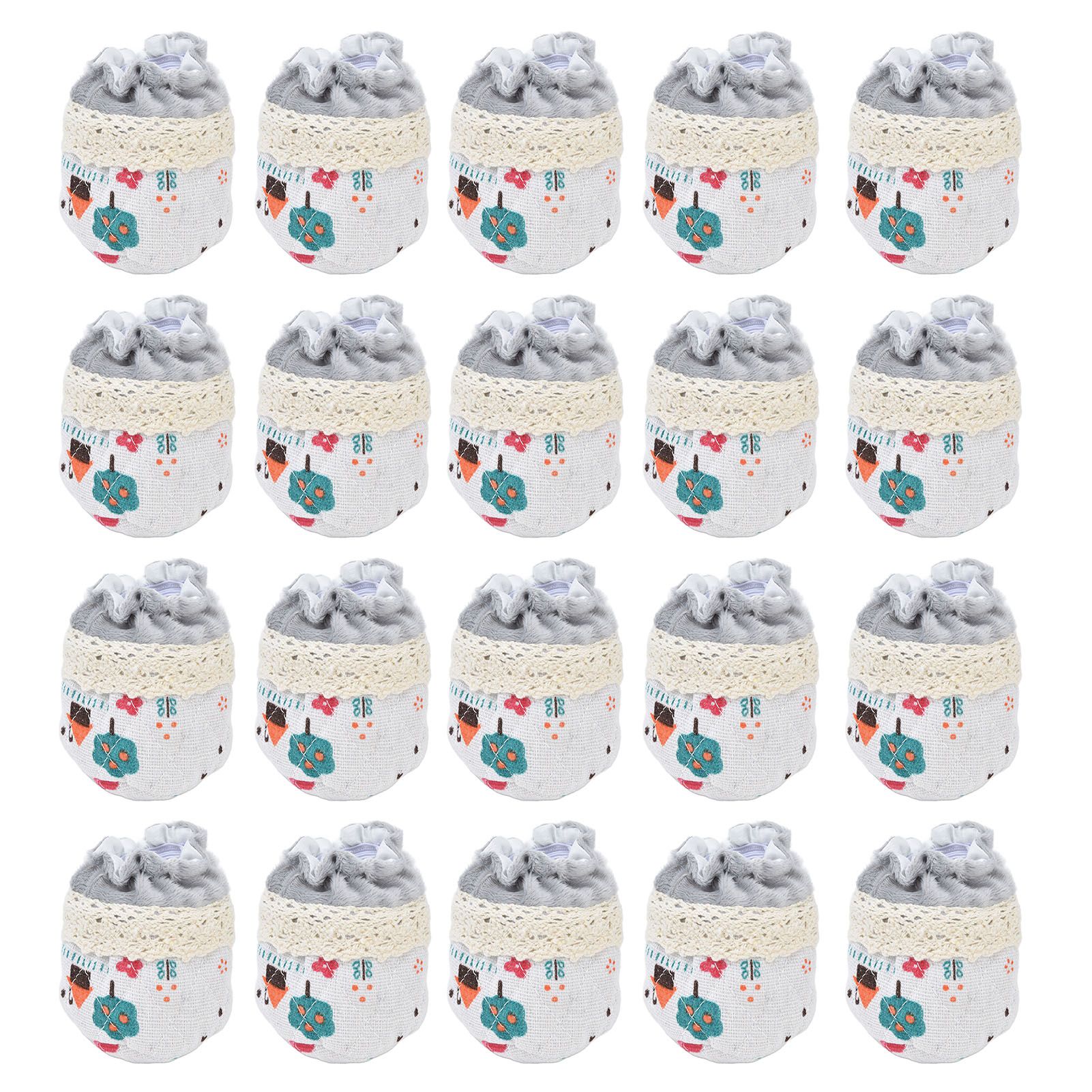 20pcs Chair Cover Flannel Material Double Thickness Elastic Reducing Noise