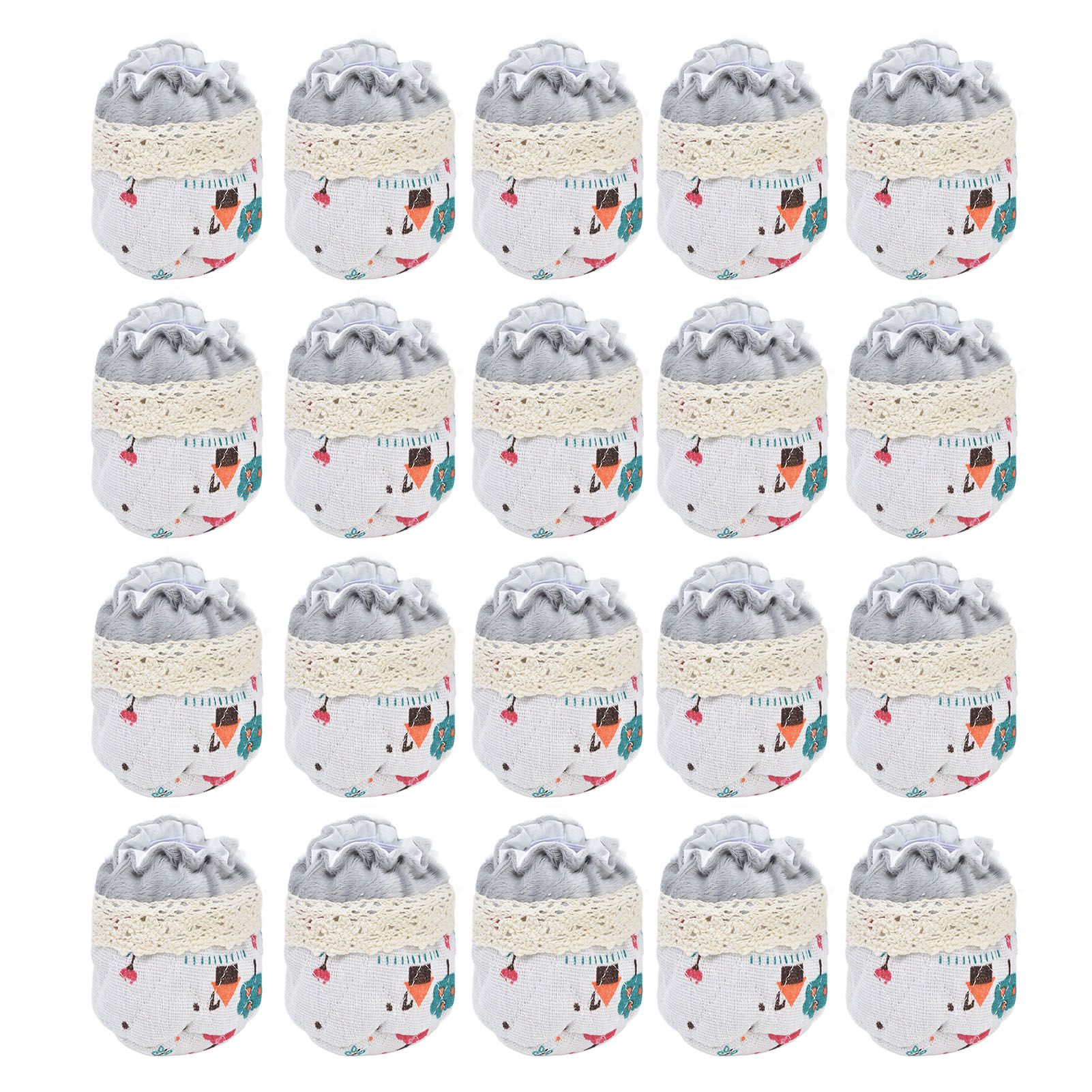 20pcs Chair Cover Flannel Material Double Thickness Elastic Reducing Noise view 2