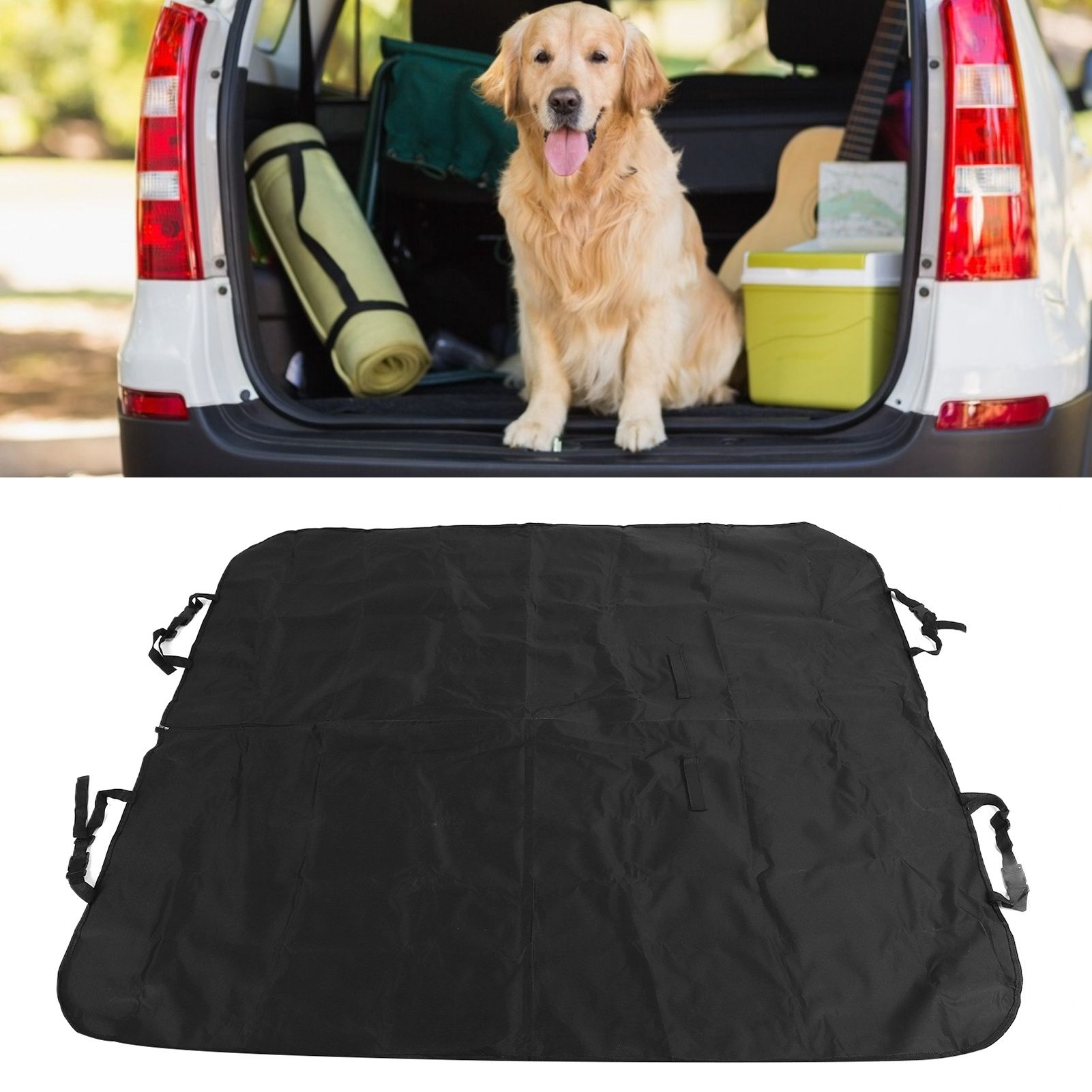 Dog Car Seats Cover Oxford Cloth Buckle Design Adjustable Strap PVC Waterproof view 11