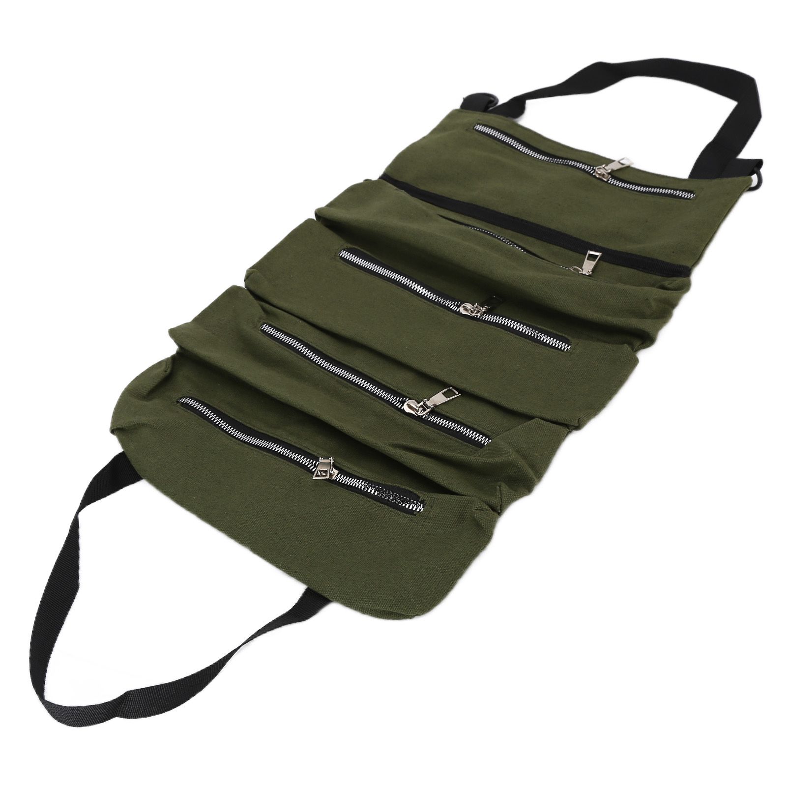 Tool Storage Bag Canvas Foldable Zipper Design Lightweight and Durable High view 5
