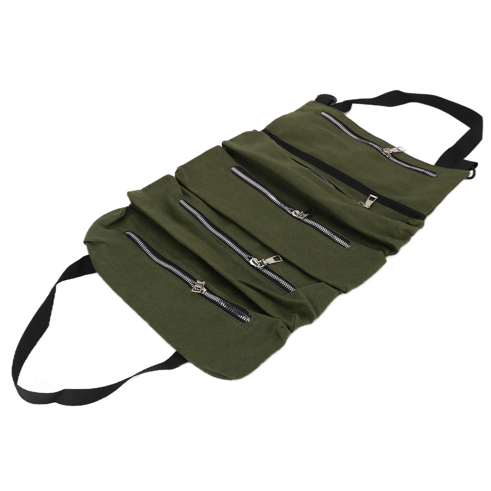 Tool Storage Bag Canvas Foldable Zipper Design Lightweight and Durable High view 6