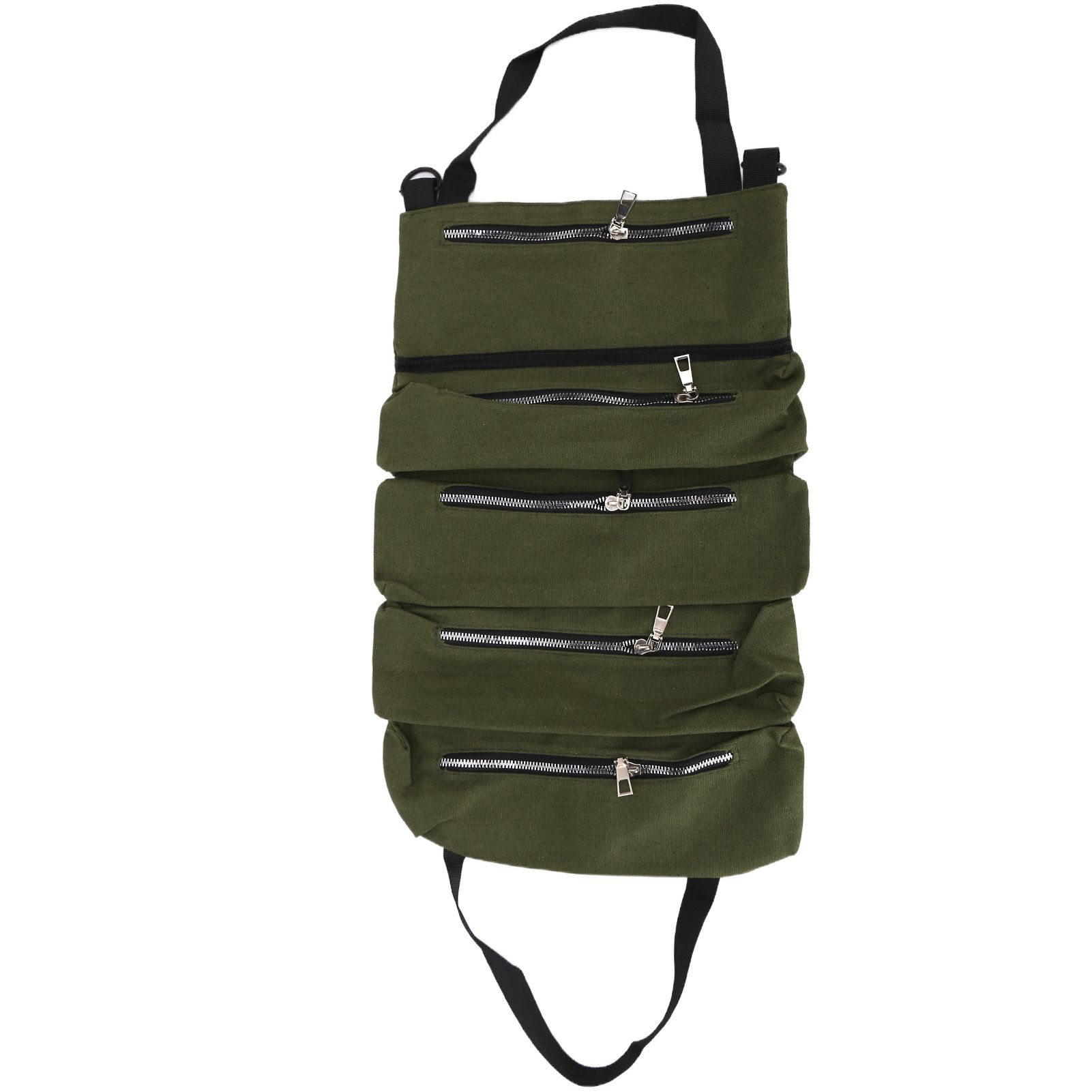 Tool Storage Bag Canvas Foldable Zipper Design Lightweight and Durable High view 8