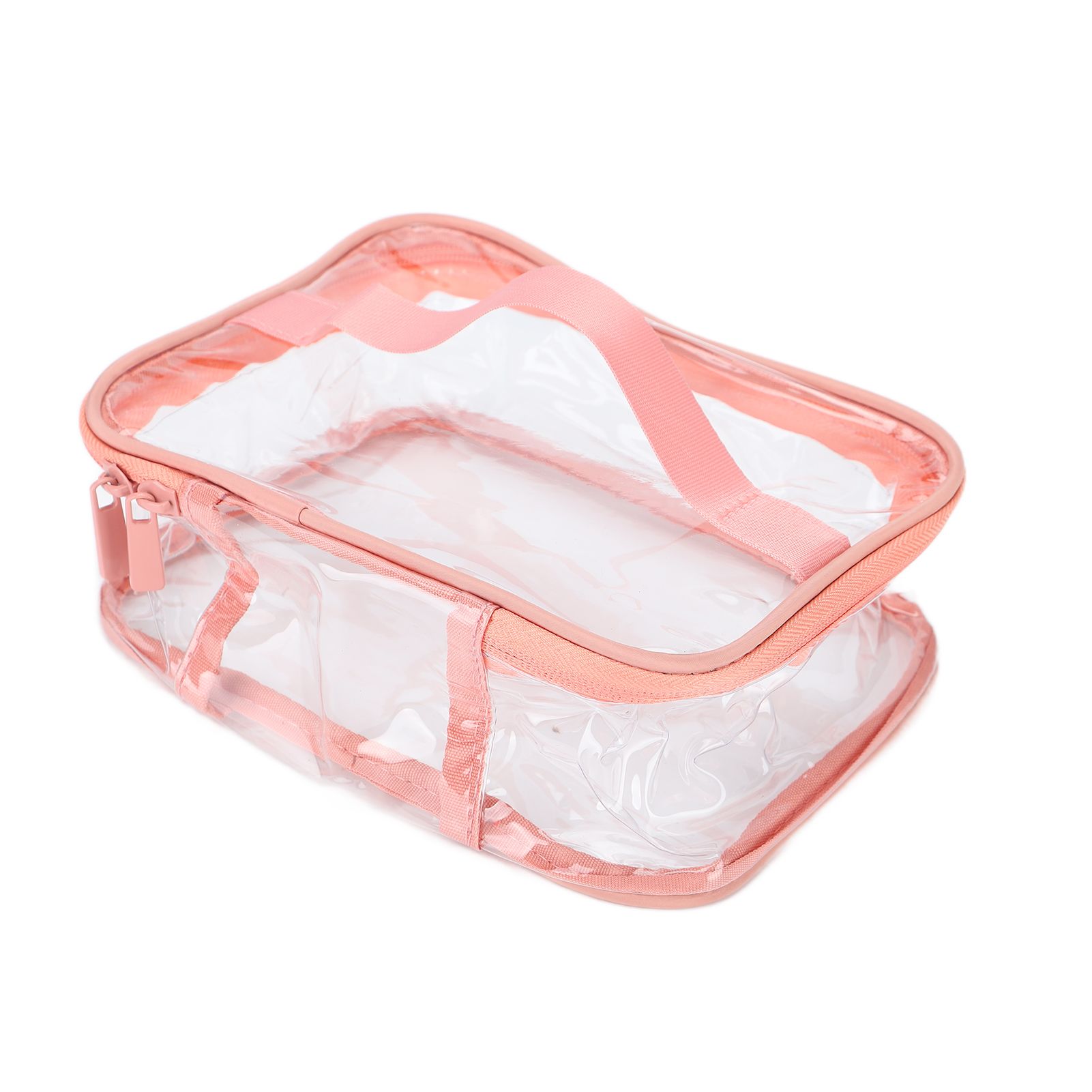 Clear Toiletry Bag Travel Cosmetic Makeup Bag PVC Storage Bag Portable view 2