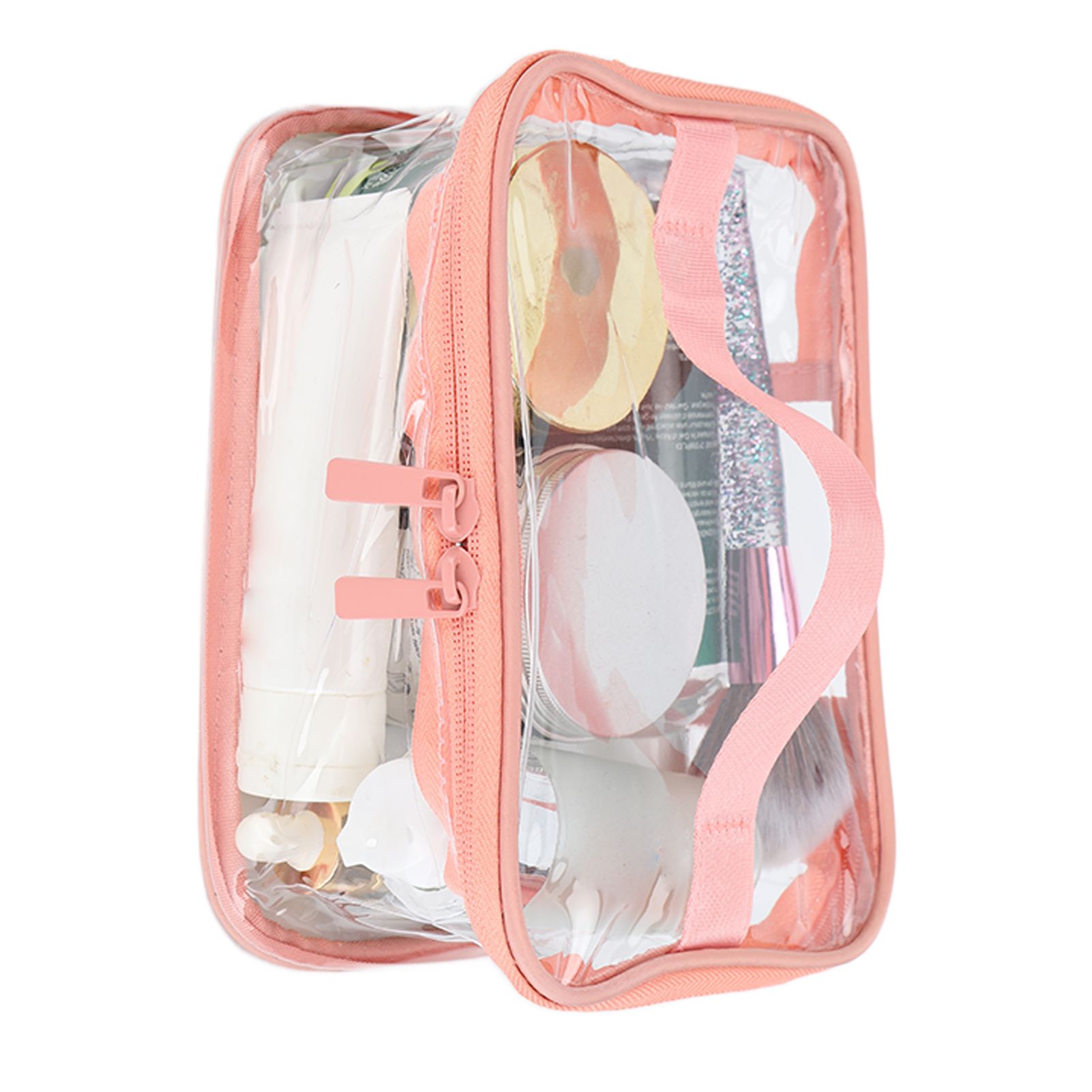 Clear Toiletry Bag Travel Cosmetic Makeup Bag PVC Storage Bag Portable view 4