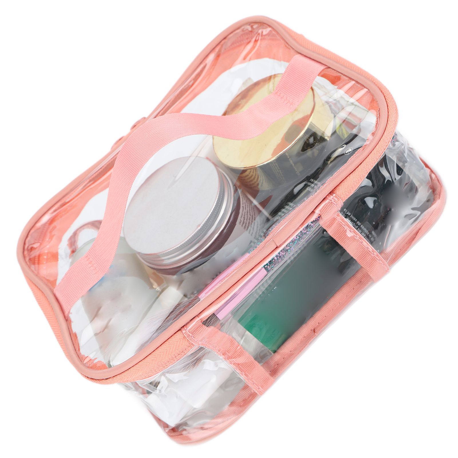 Clear Toiletry Bag Travel Cosmetic Makeup Bag PVC Storage Bag Portable view 8