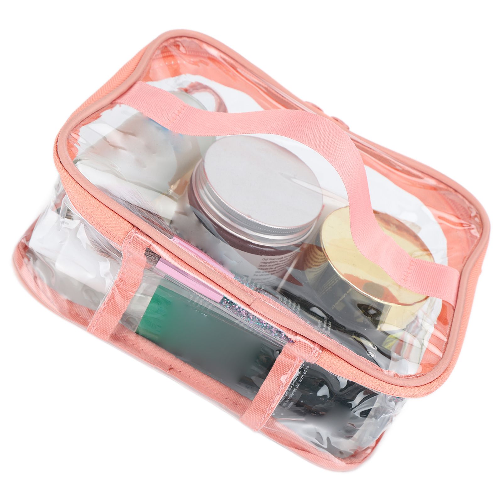 Clear Toiletry Bag Travel Cosmetic Makeup Bag PVC Storage Bag Portable view 9