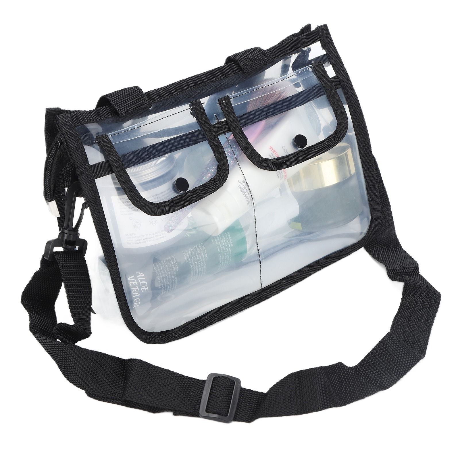 Clear Toiletry Bag EVA Portable Transparent Cosmetic Makeup Bag for Traveling view 5