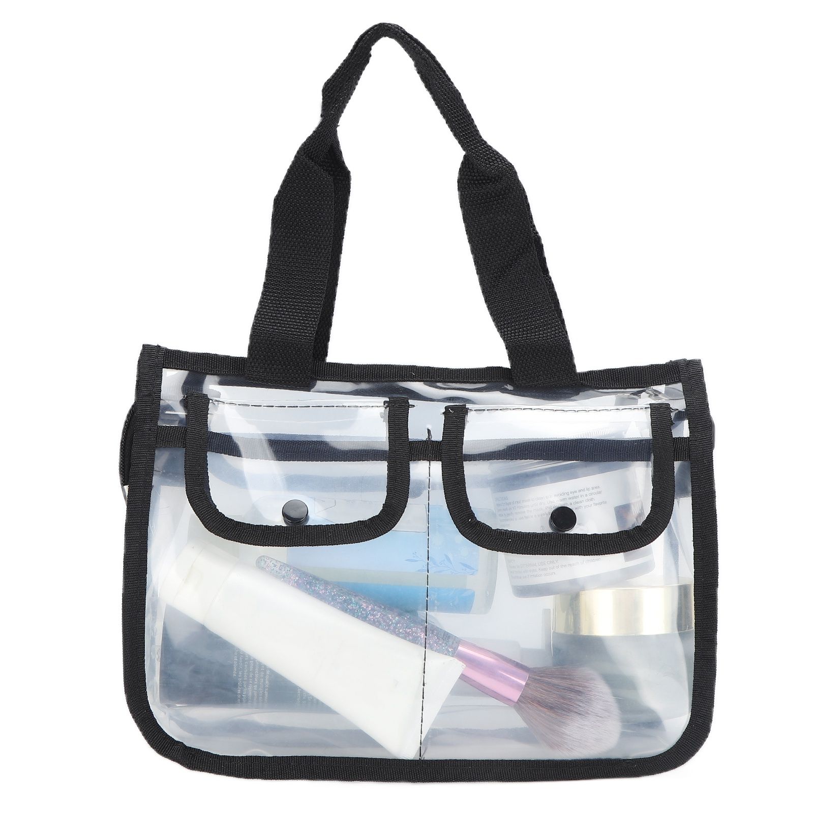 Clear Toiletry Bag EVA Portable Transparent Cosmetic Makeup Bag for Traveling view 10