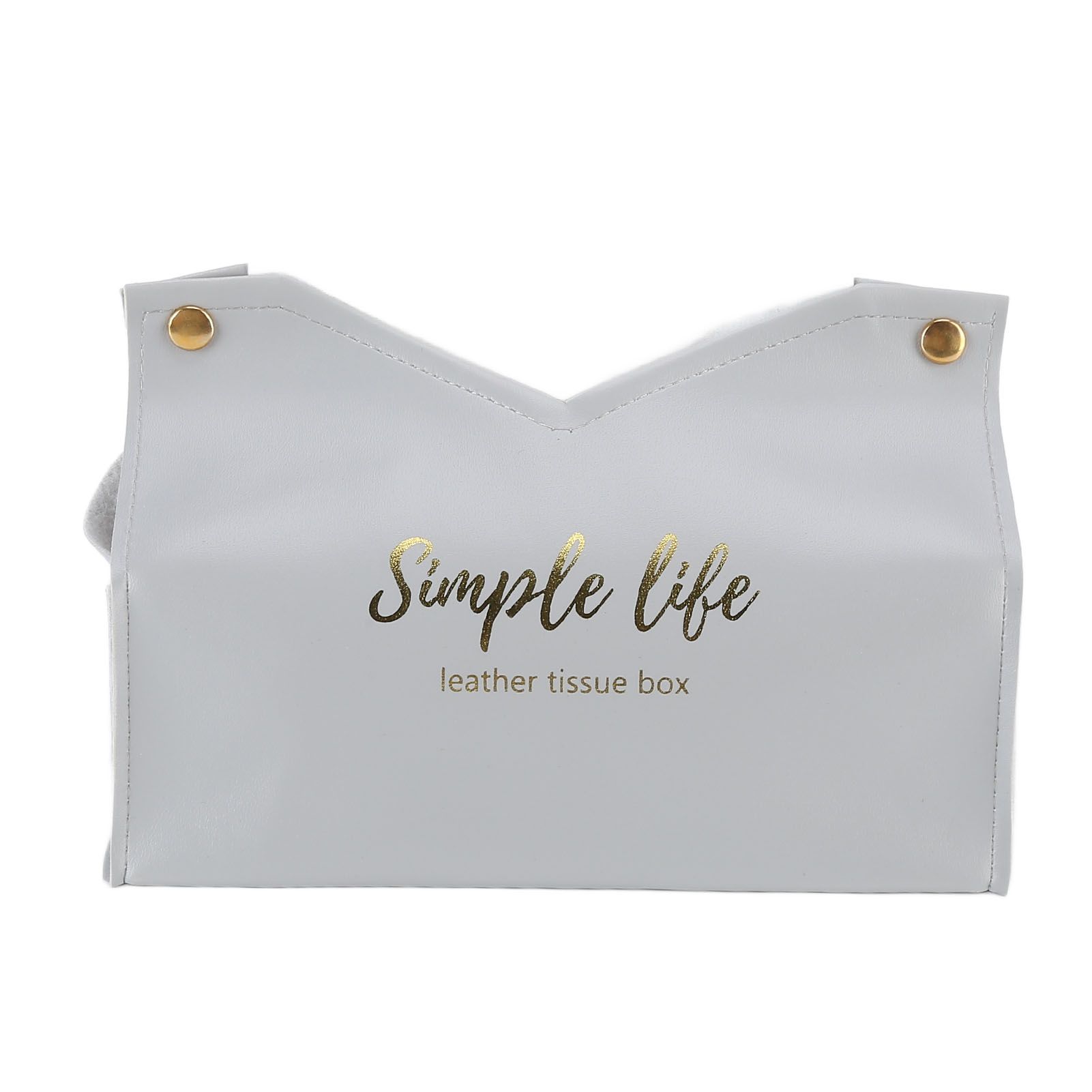 Tissue Bag Artificial Leather Vintage Kitchen Paper Towel Box Container for