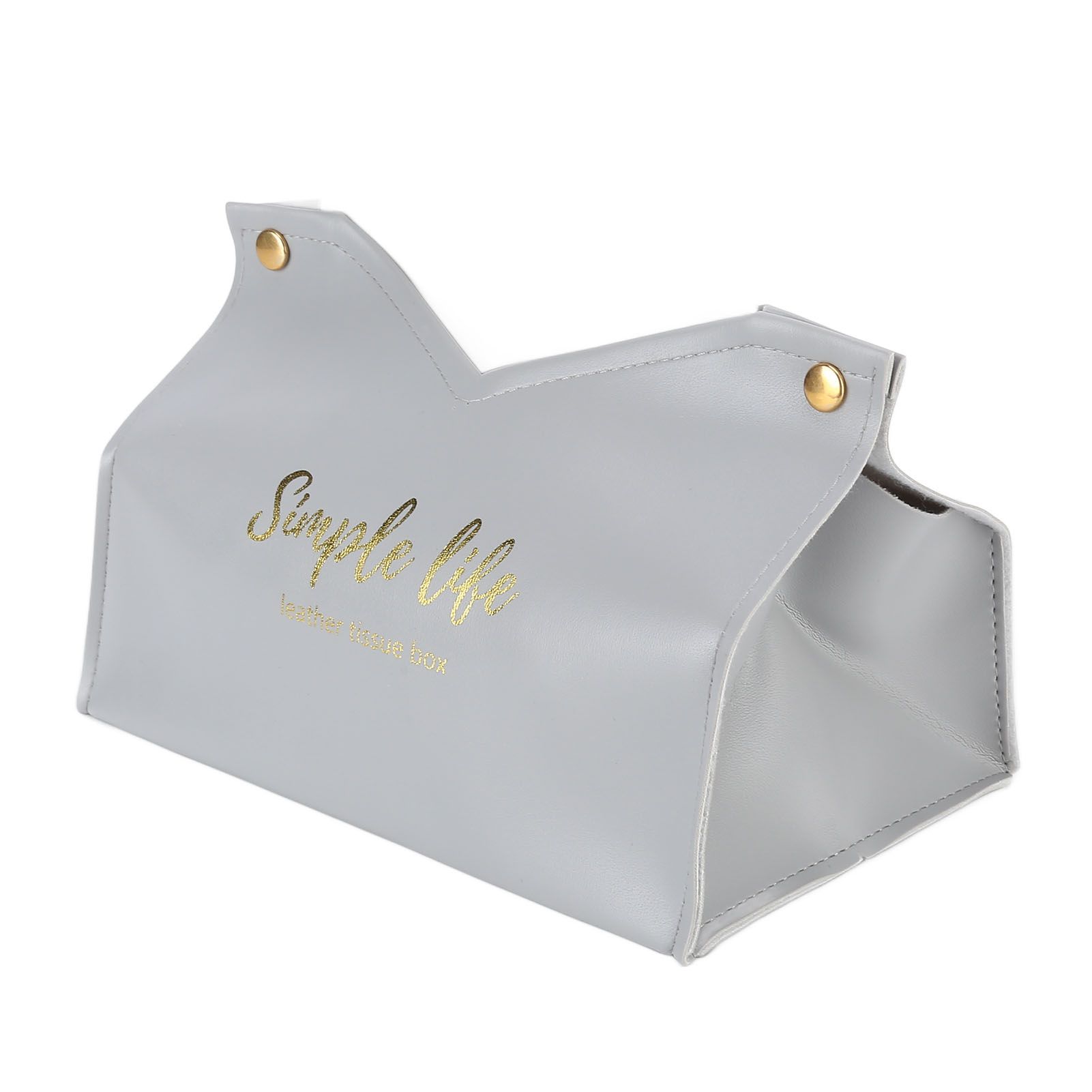 Tissue Bag Artificial Leather Vintage Kitchen Paper Towel Box Container for view 4