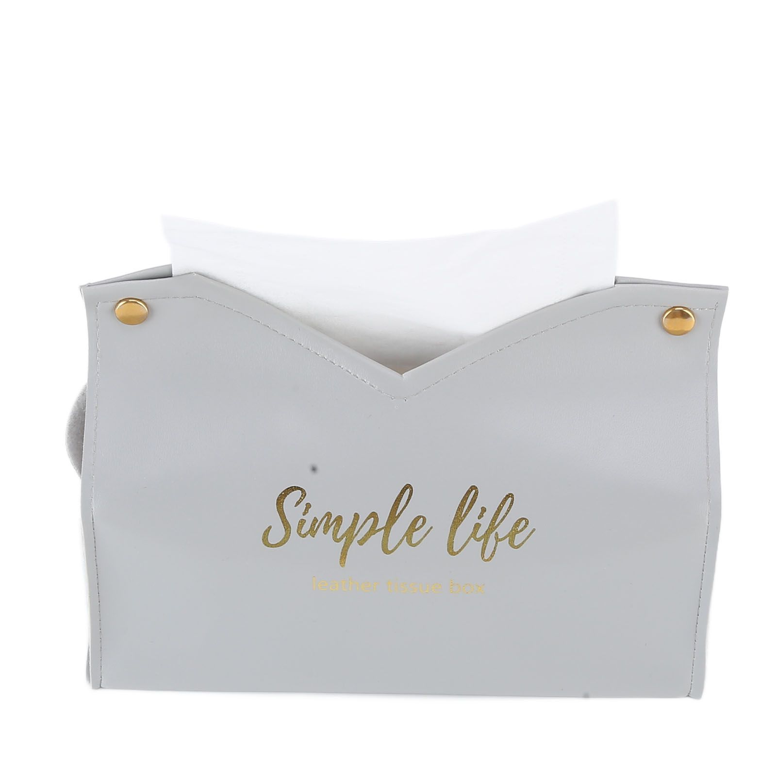 Tissue Bag Artificial Leather Vintage Kitchen Paper Towel Box Container for view 5