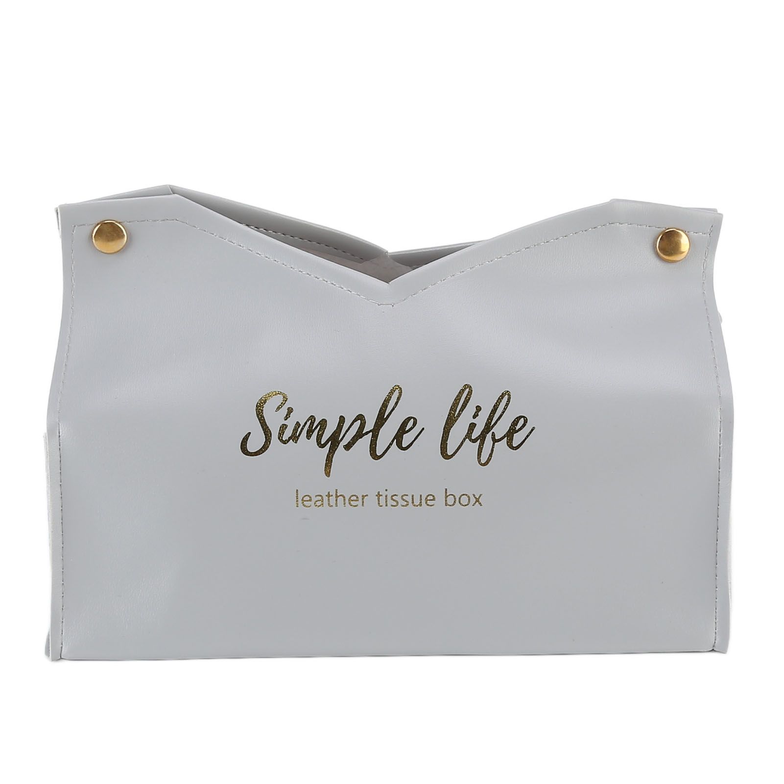 Tissue Bag Artificial Leather Vintage Kitchen Paper Towel Box Container for view 6