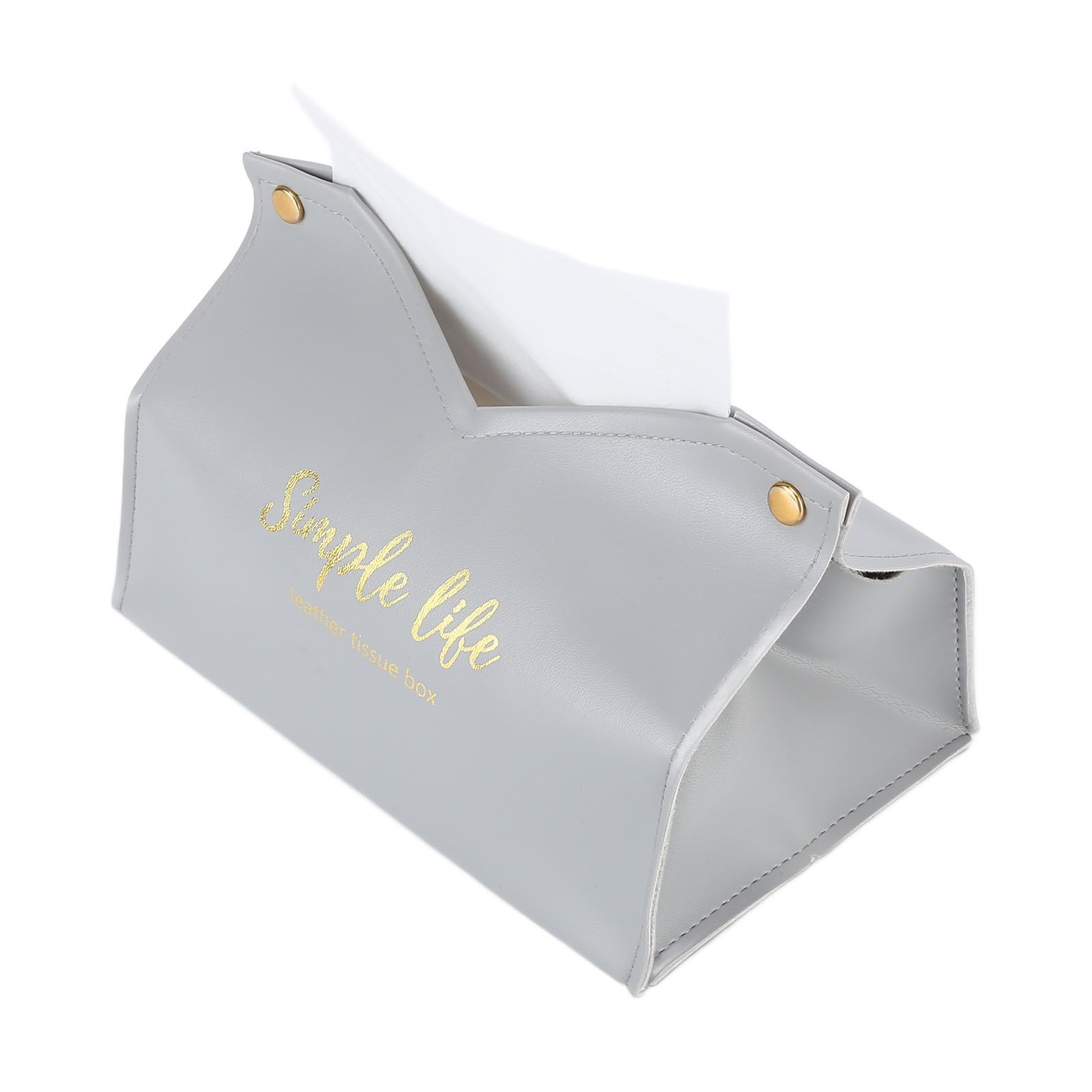 Tissue Bag Artificial Leather Vintage Kitchen Paper Towel Box Container for view 7