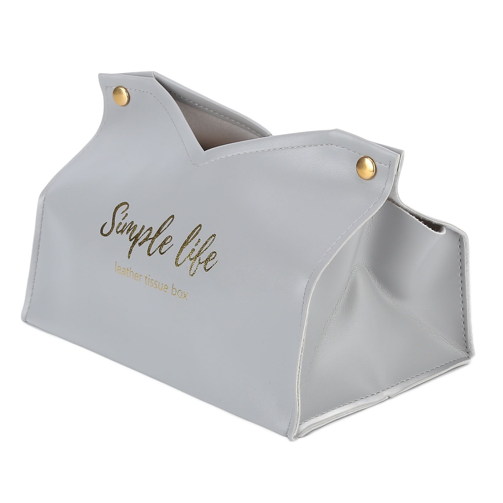 Tissue Bag Artificial Leather Vintage Kitchen Paper Towel Box Container for view 10