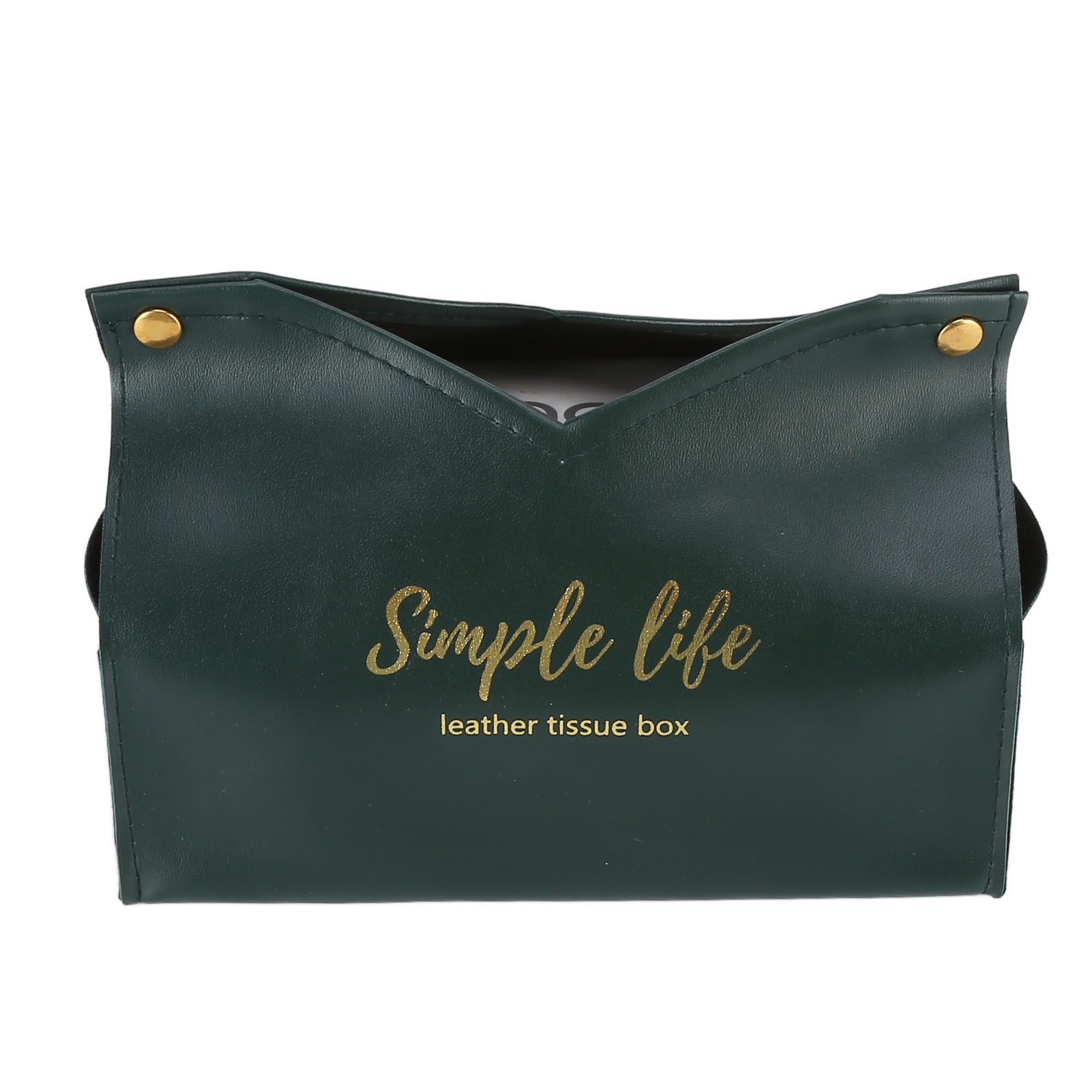 Tissue Bag Artificial Leather Vintage Kitchen Paper Towel Box Container for