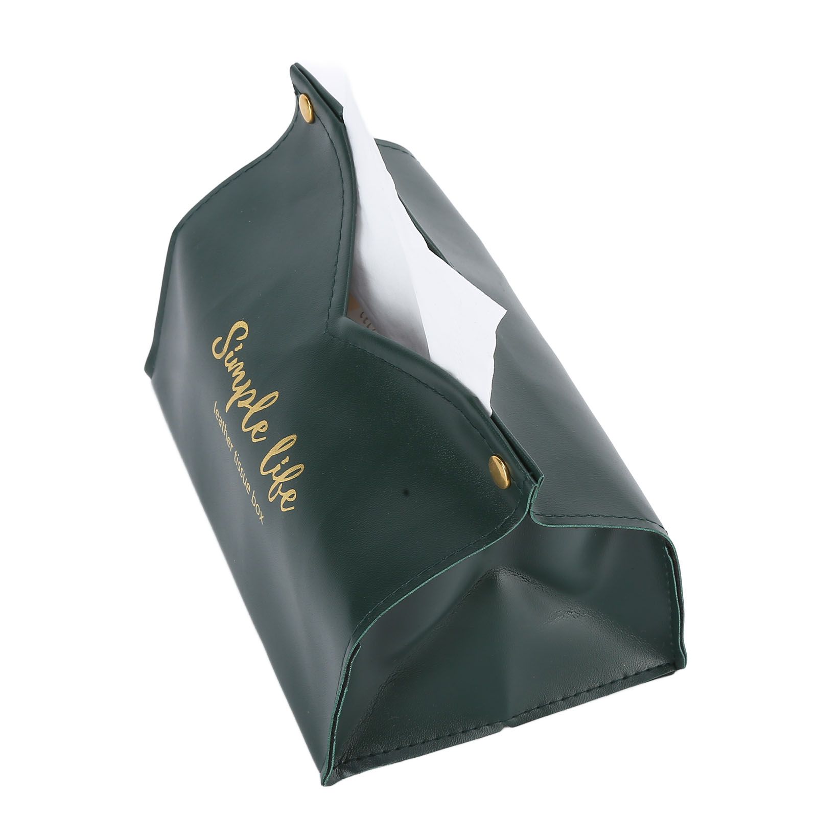 Tissue Bag Artificial Leather Vintage Kitchen Paper Towel Box Container for view 8