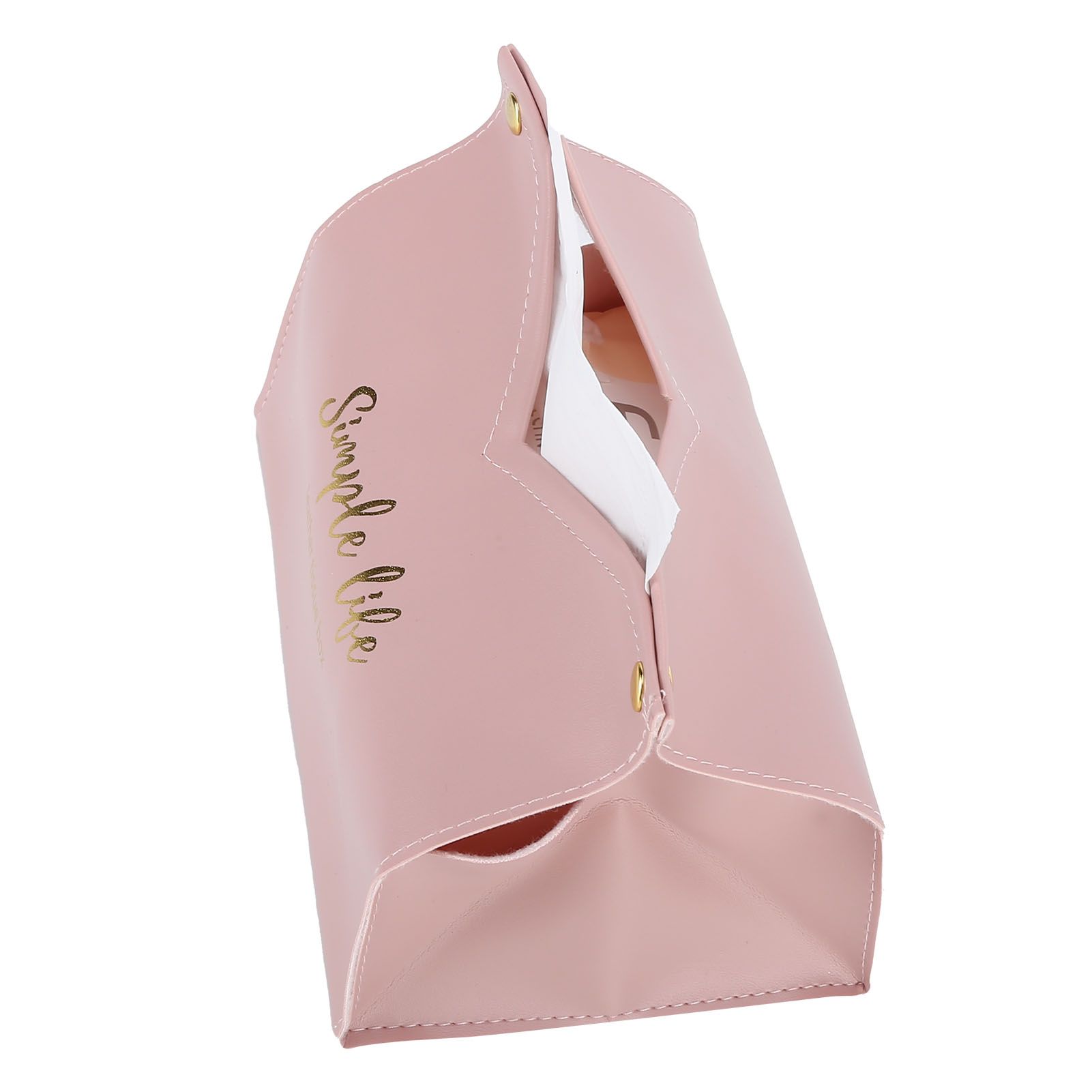 Tissue Bag Artificial Leather Vintage Kitchen Paper Towel Box Container for view 2