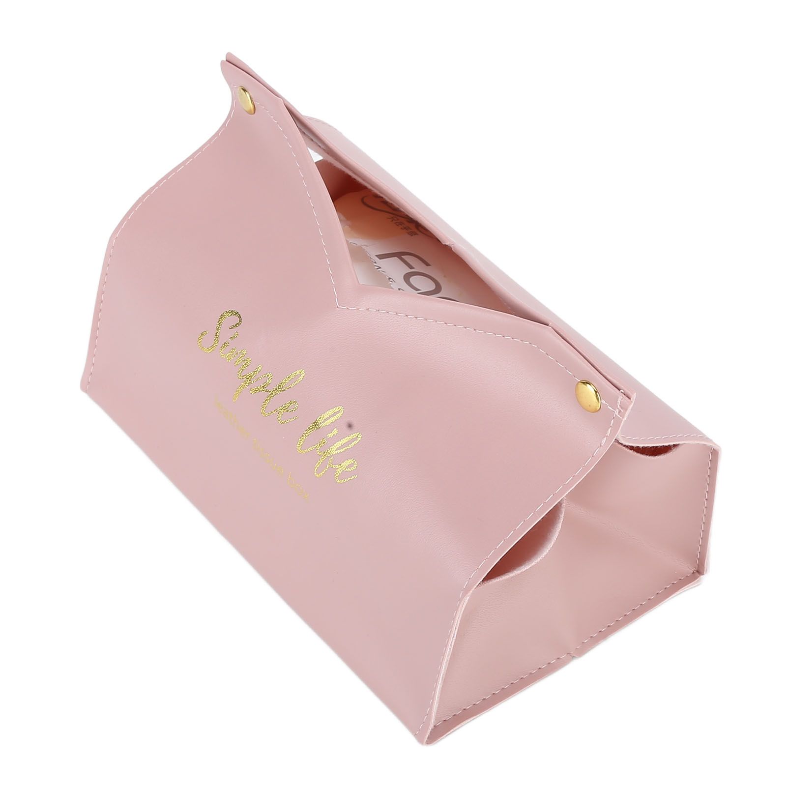 Tissue Bag Artificial Leather Vintage Kitchen Paper Towel Box Container for view 6