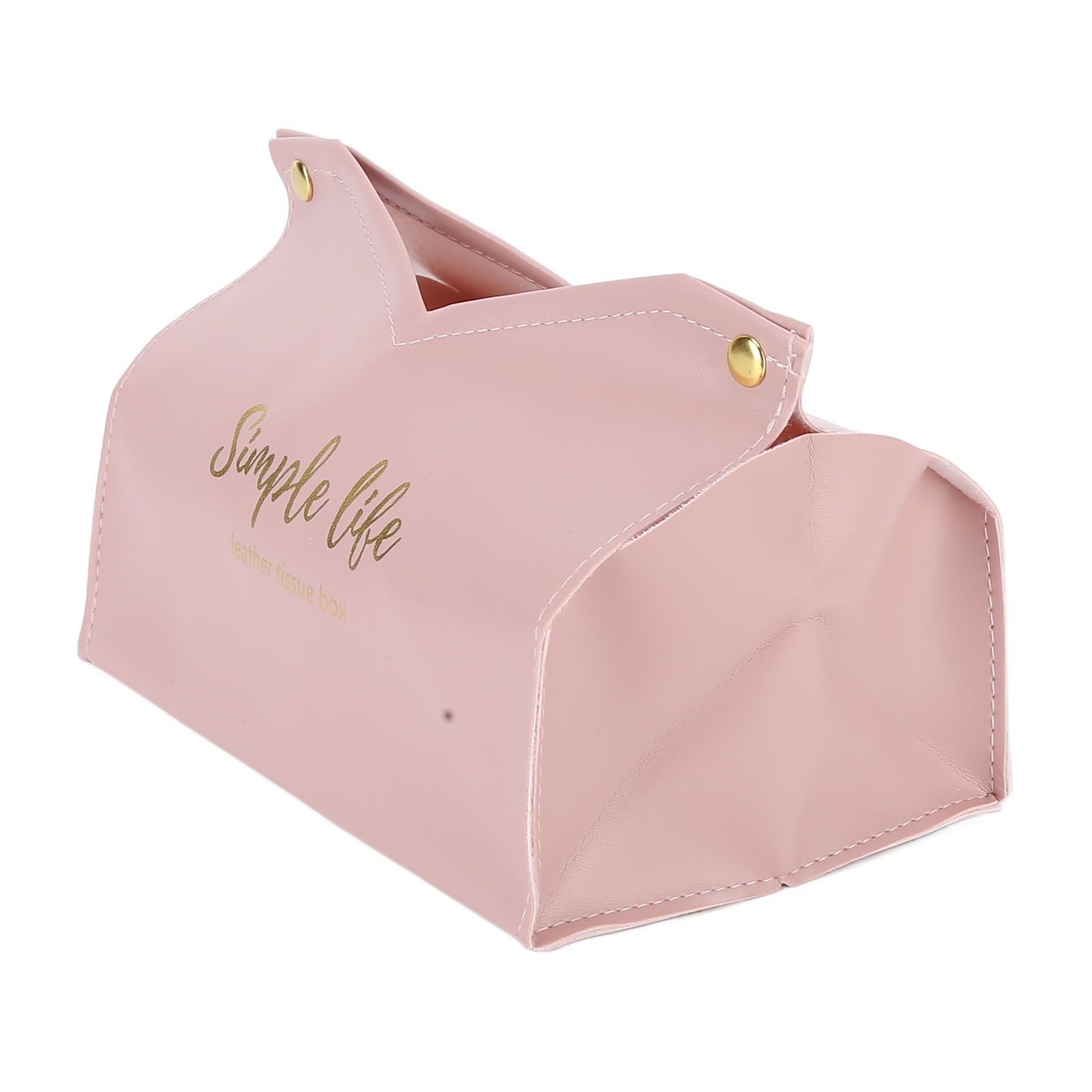 Tissue Bag Artificial Leather Vintage Kitchen Paper Towel Box Container for view 8