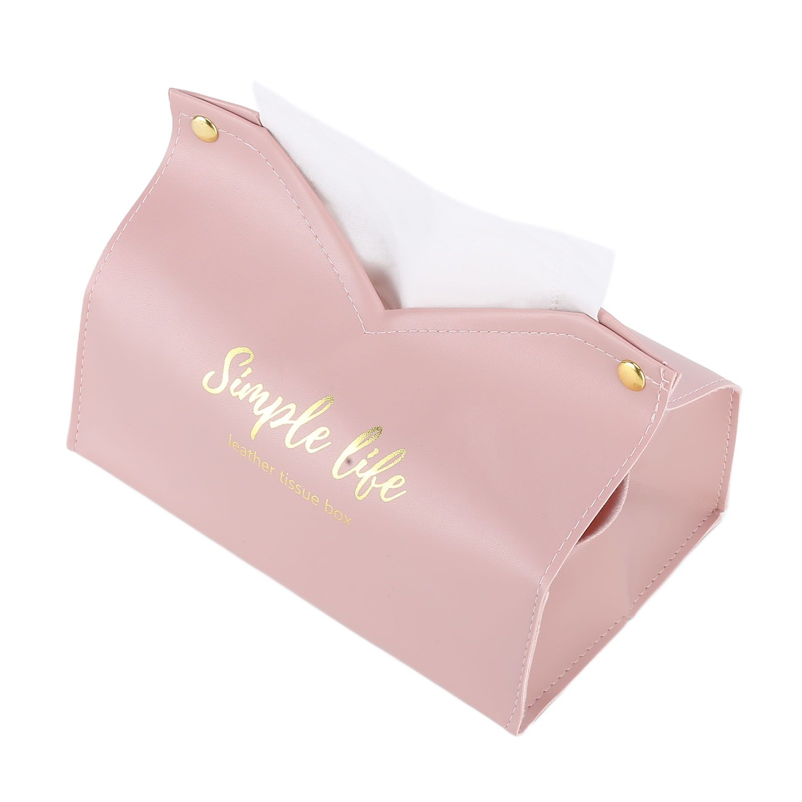 Tissue Bag Artificial Leather Vintage Kitchen Paper Towel Box Container for view 9