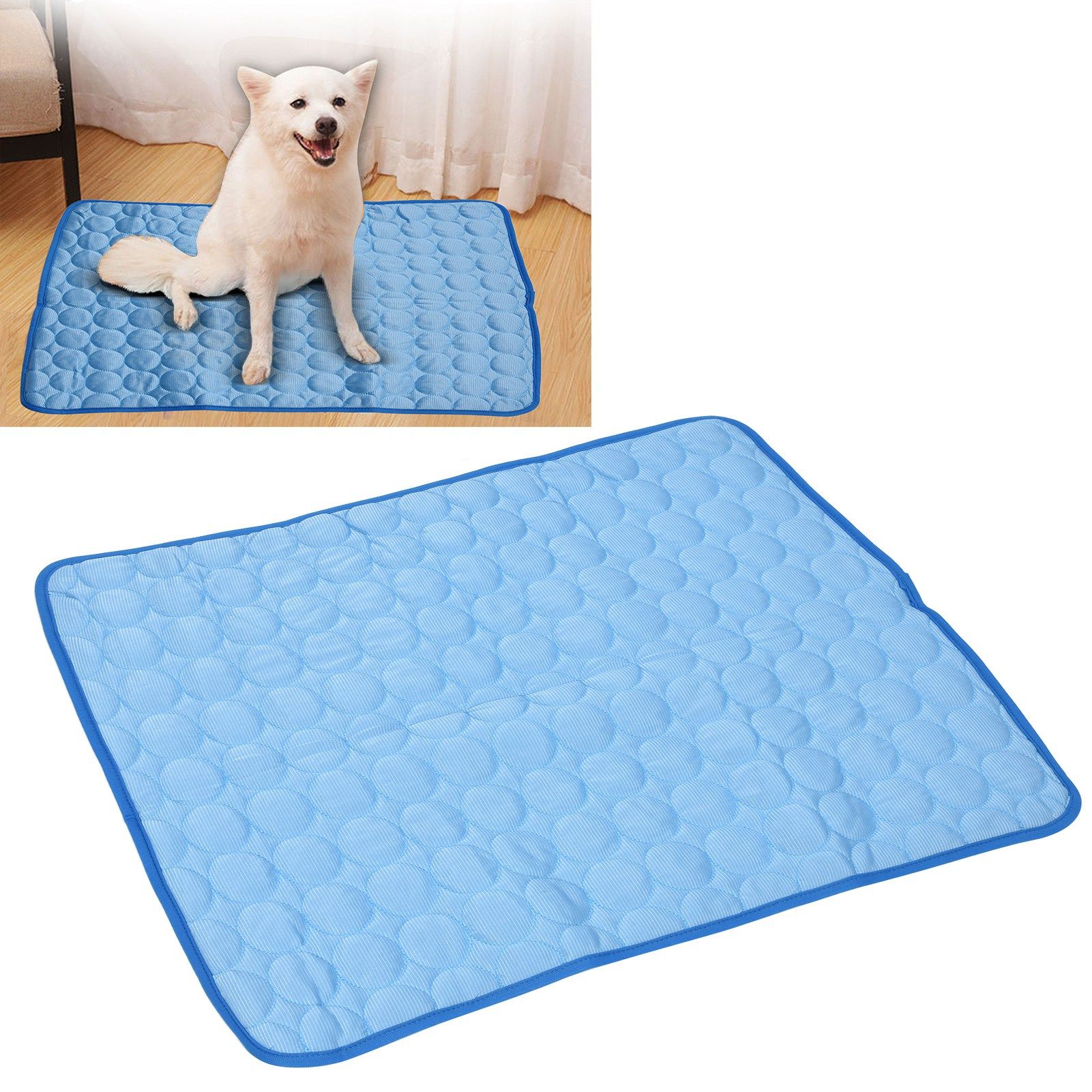 Pet Cooling Mat Breathable Soft Summer Dog Cat Sleeping Pad for Kennel Sofa view 12
