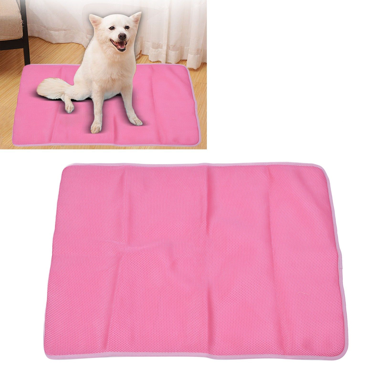 Pet Cooling Mat Breathable Soft Summer Dog Cat Sleeping Pad for Kennel Sofa view 11
