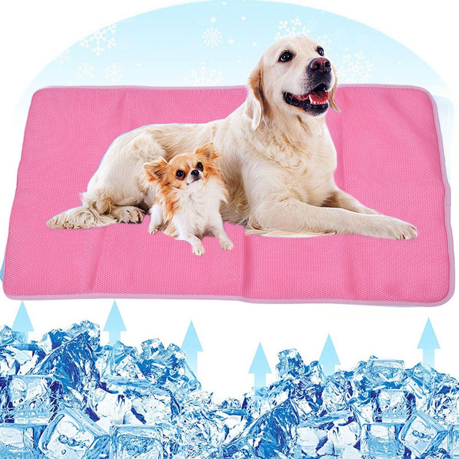 Pet Cooling Mat Breathable Soft Summer Dog Cat Sleeping Pad for Kennel Sofa view 15