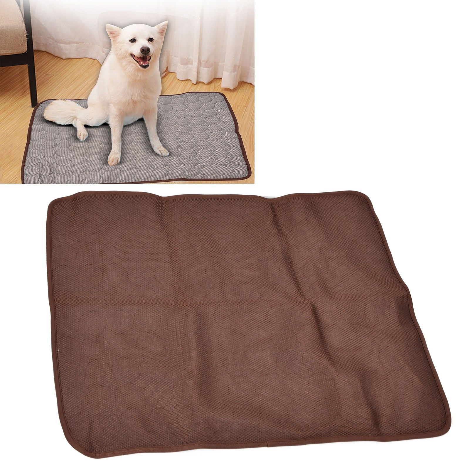 Pet Cooling Mat Breathable Soft Summer Dog Cat Sleeping Pad for Kennel Sofa view 11
