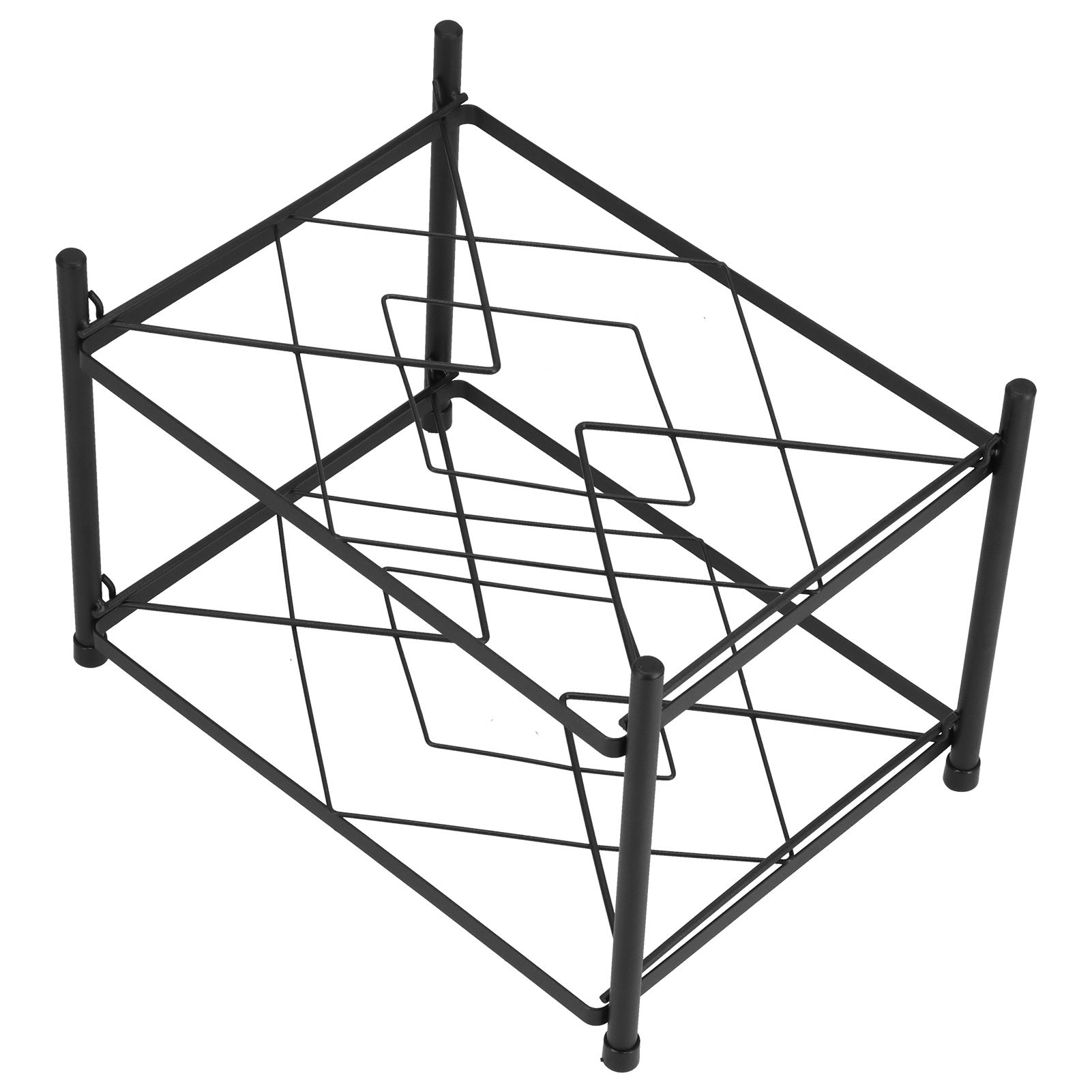 Multi Layer Pot Rack Free Standing Pan Organizer Holder Shelf Electric Cooker view 3