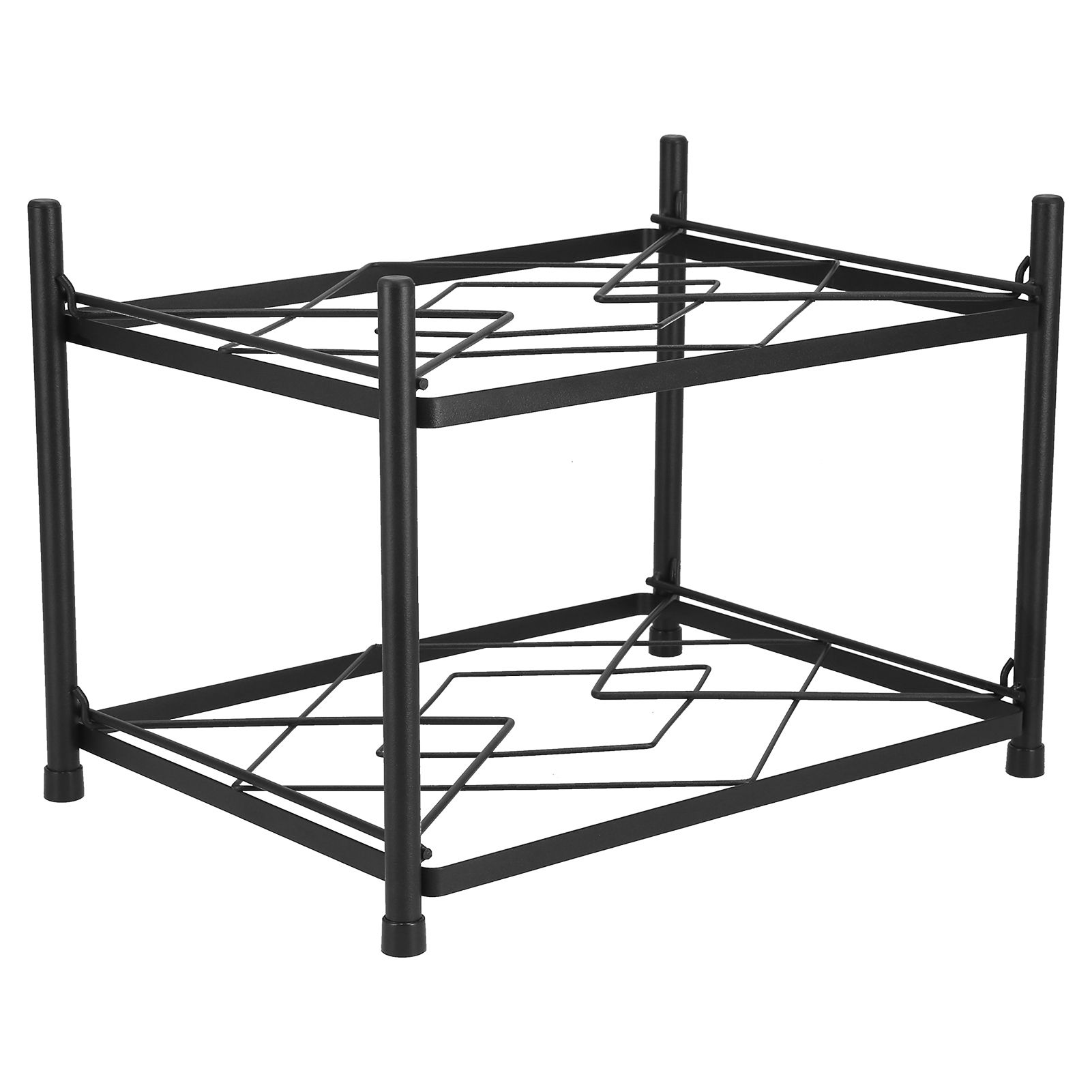 Multi Layer Pot Rack Free Standing Pan Organizer Holder Shelf Electric Cooker view 9