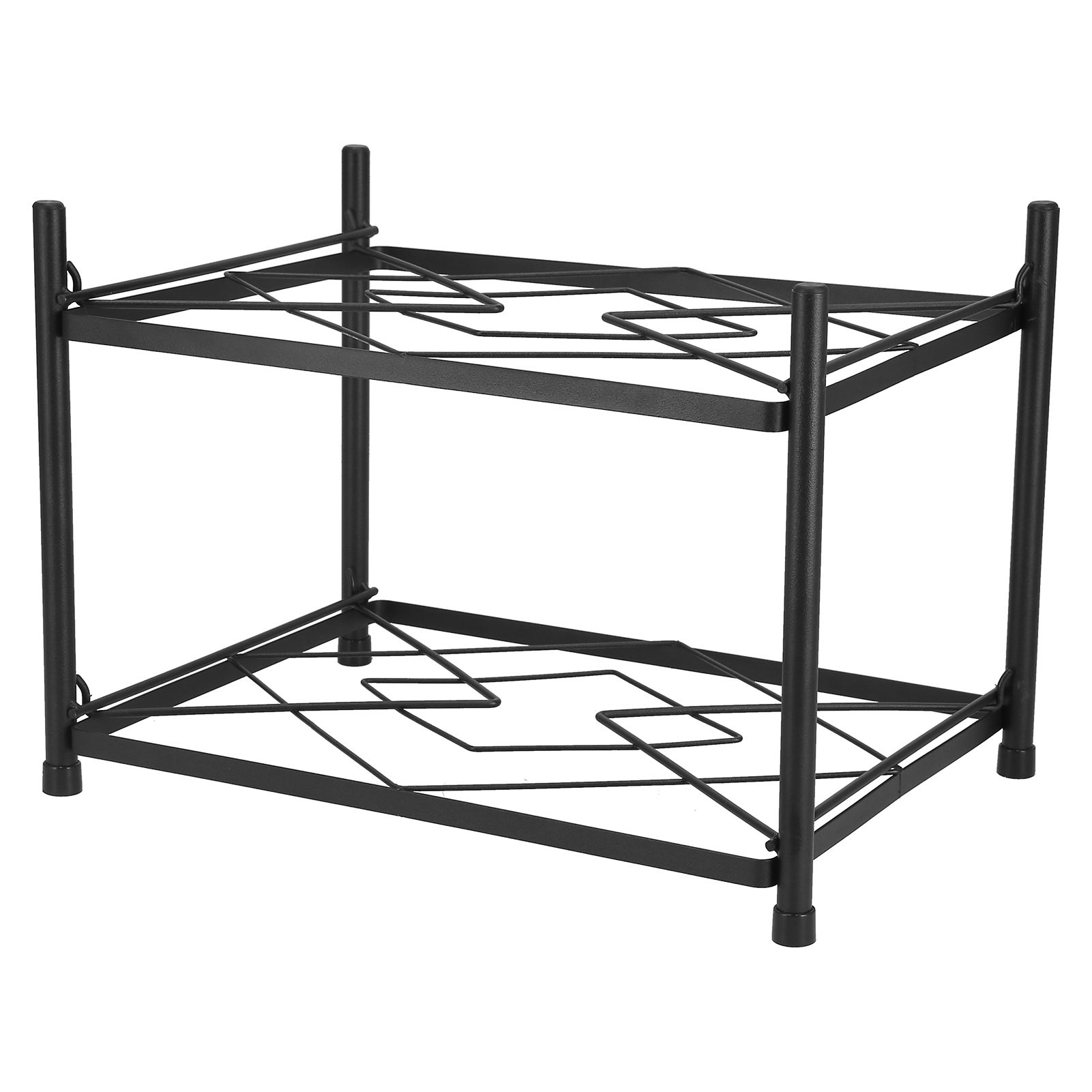 Multi Layer Pot Rack Free Standing Pan Organizer Holder Shelf Electric Cooker view 10