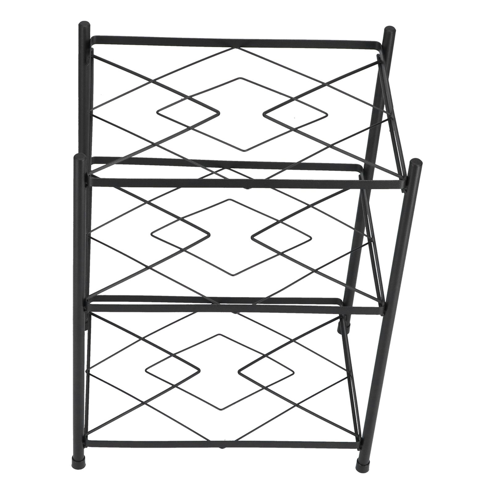 Multi Layer Pot Rack Free Standing Pan Organizer Holder Shelf Electric Cooker view 2