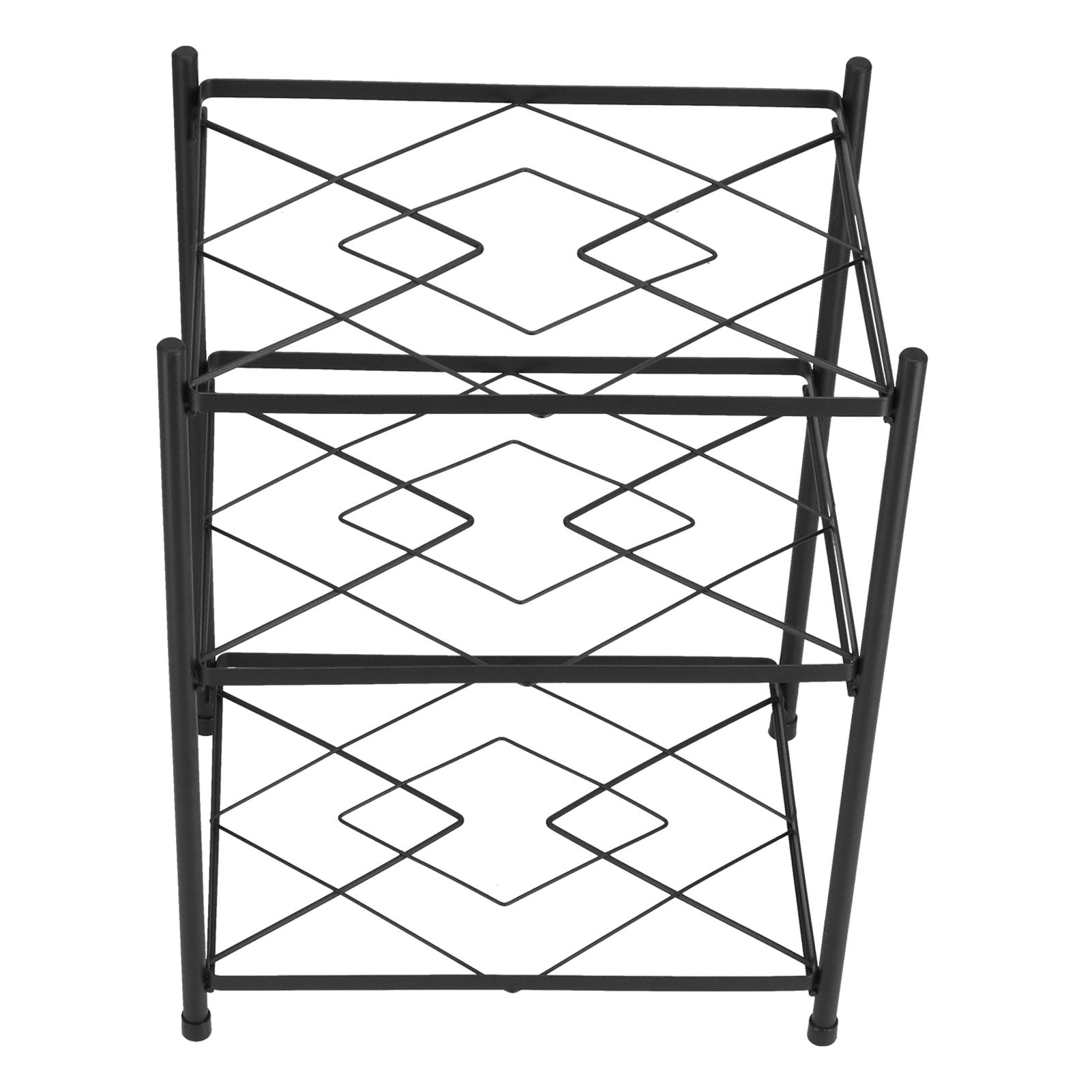 Multi Layer Pot Rack Free Standing Pan Organizer Holder Shelf Electric Cooker view 5