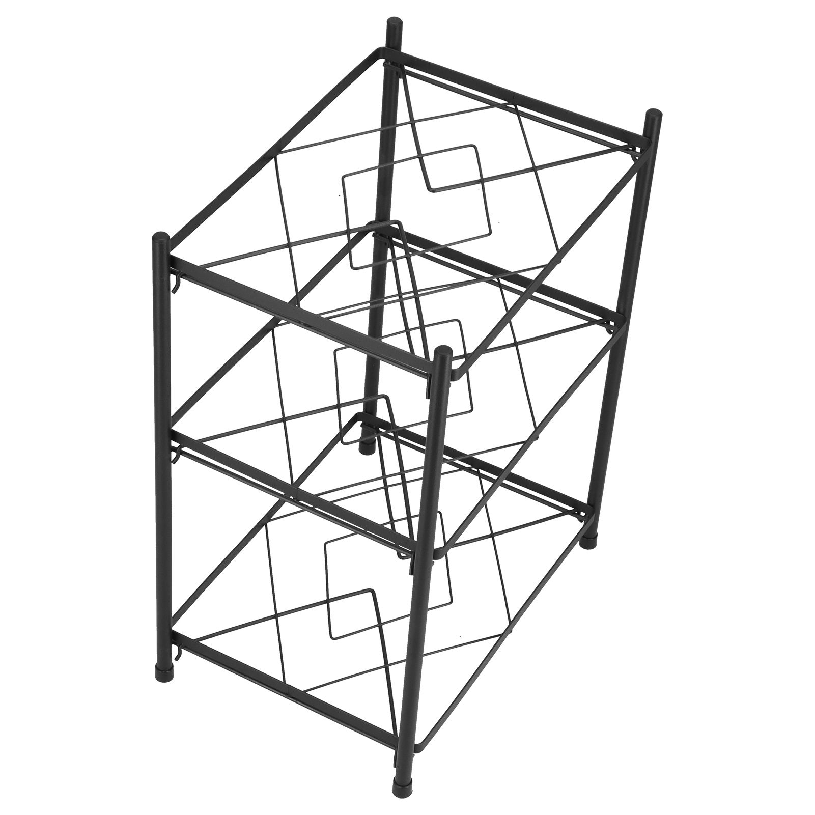 Multi Layer Pot Rack Free Standing Pan Organizer Holder Shelf Electric Cooker view 8