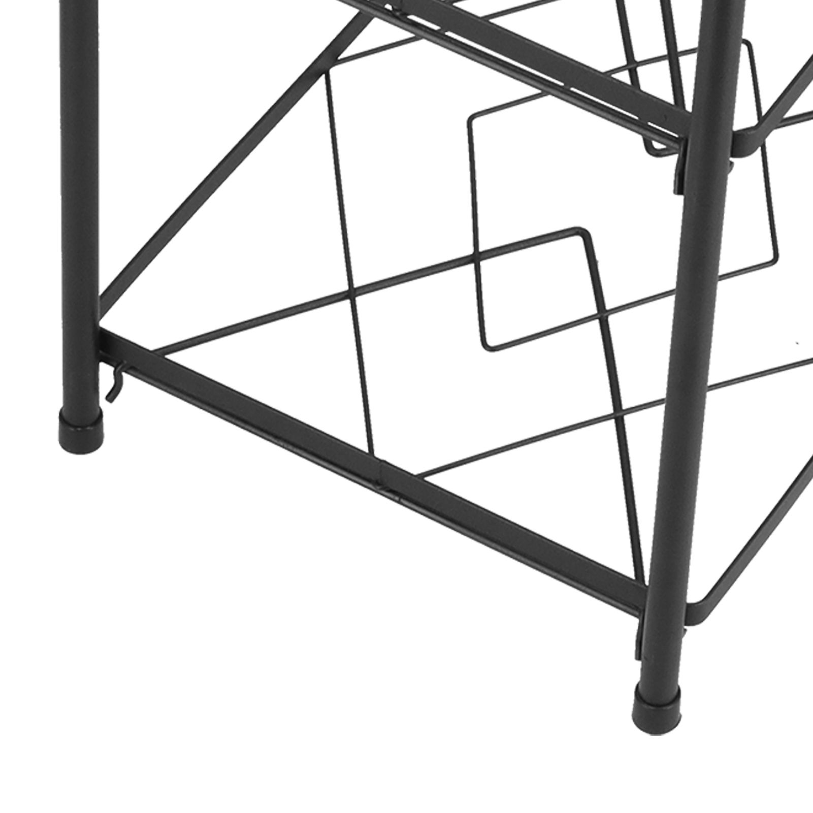 Multi Layer Pot Rack Free Standing Pan Organizer Holder Shelf Electric Cooker view 13