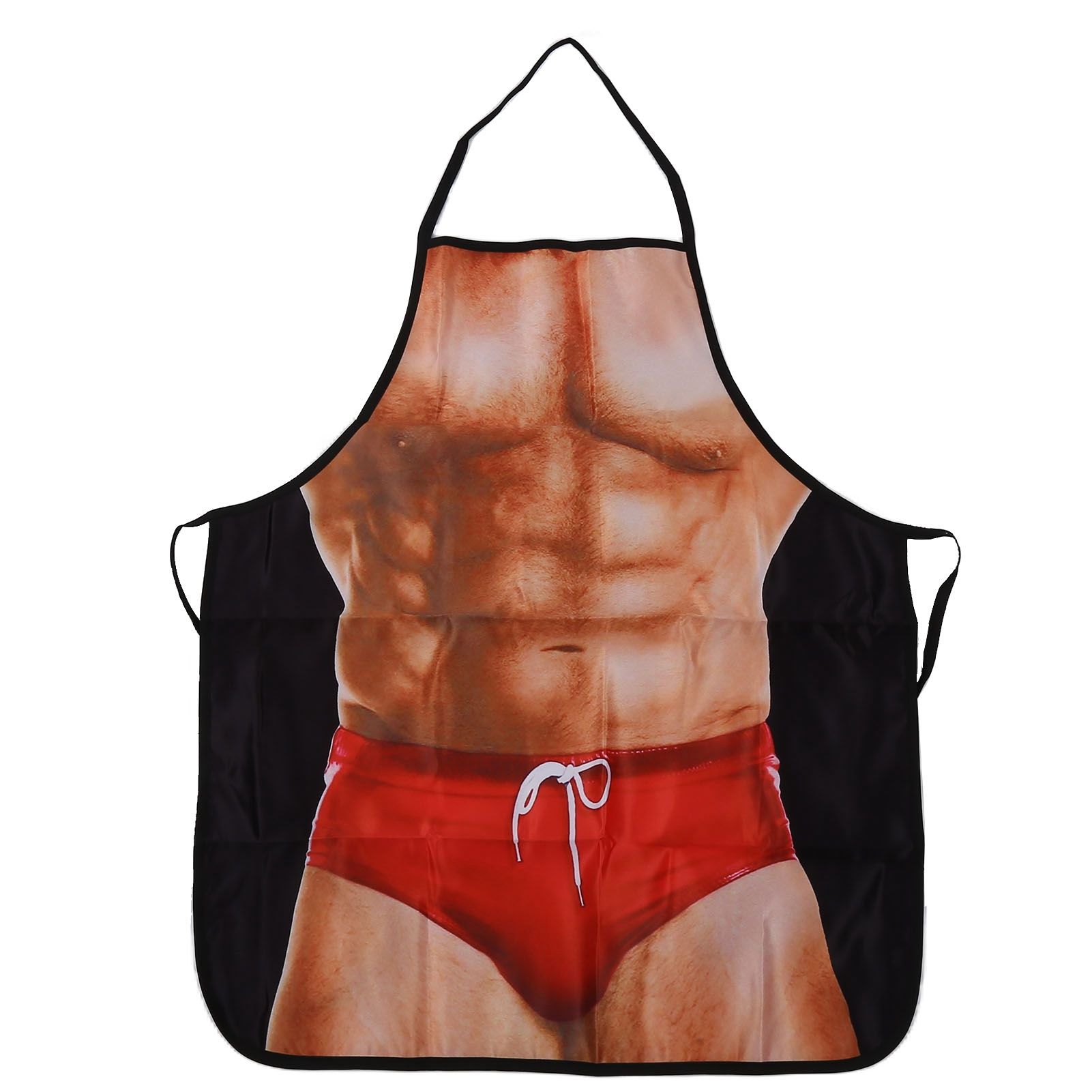 Muscle Pattern Funny Novelty Apron Kitchen Apron for Men Women Chef Waitress