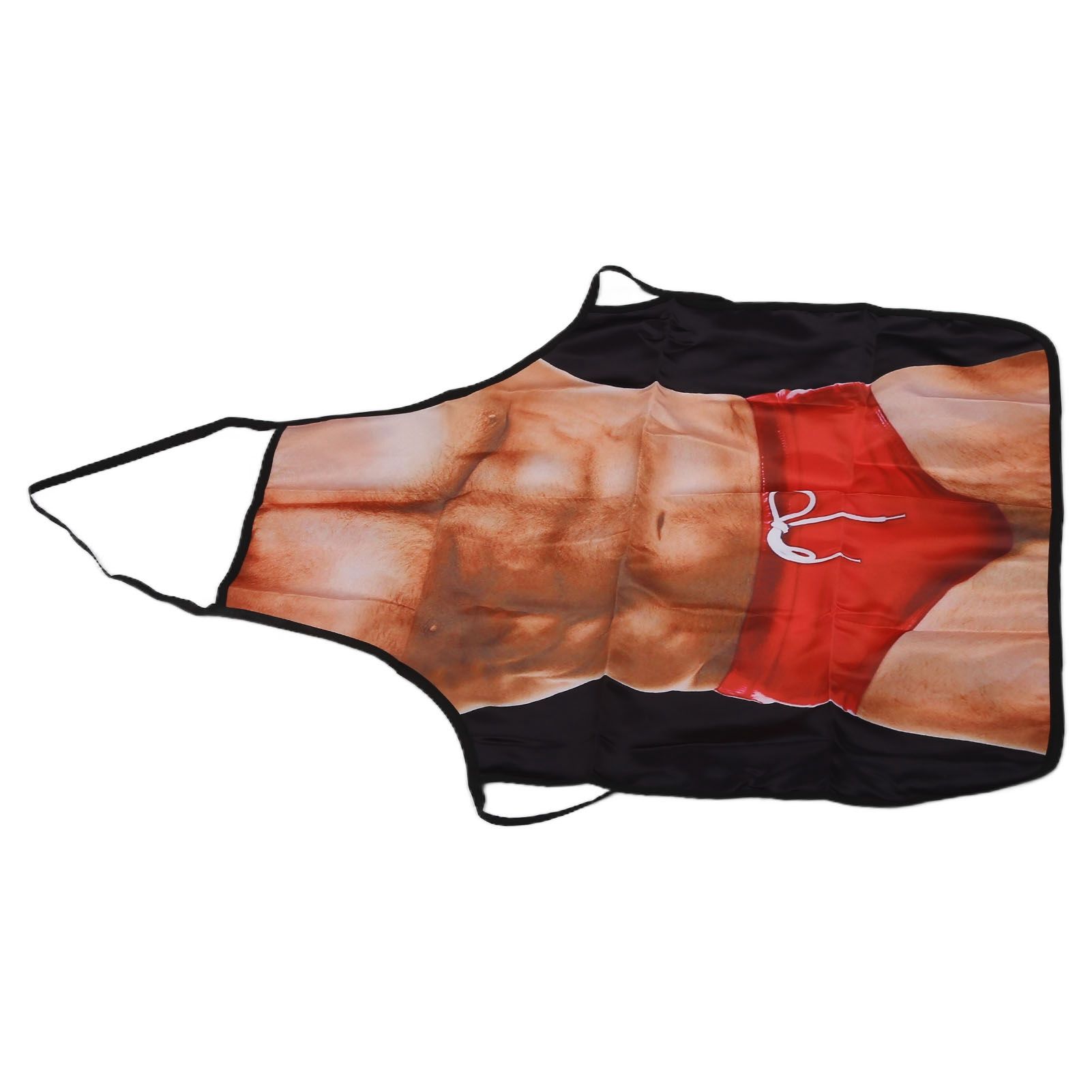 Muscle Pattern Funny Novelty Apron Kitchen Apron for Men Women Chef Waitress view 3