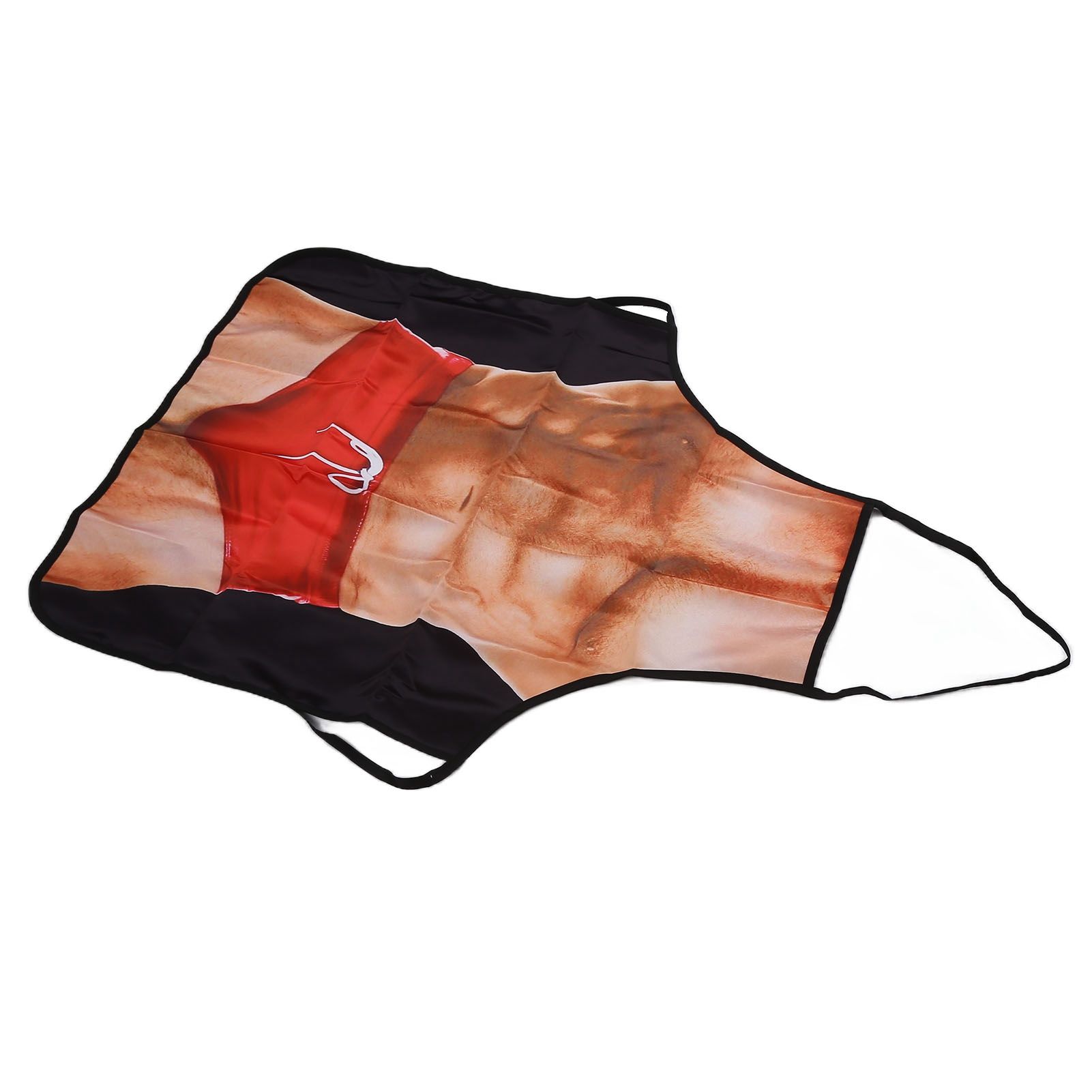 Muscle Pattern Funny Novelty Apron Kitchen Apron for Men Women Chef Waitress view 4