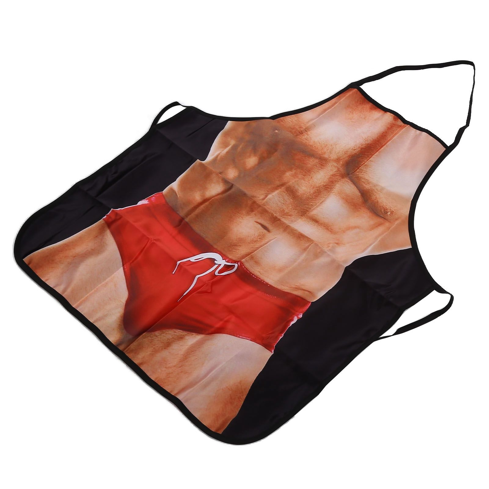 Muscle Pattern Funny Novelty Apron Kitchen Apron for Men Women Chef Waitress view 6