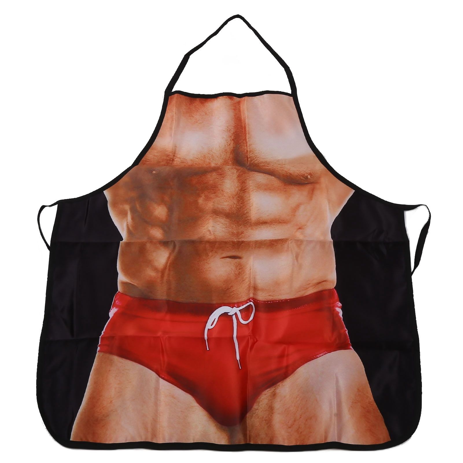 Muscle Pattern Funny Novelty Apron Kitchen Apron for Men Women Chef Waitress view 7