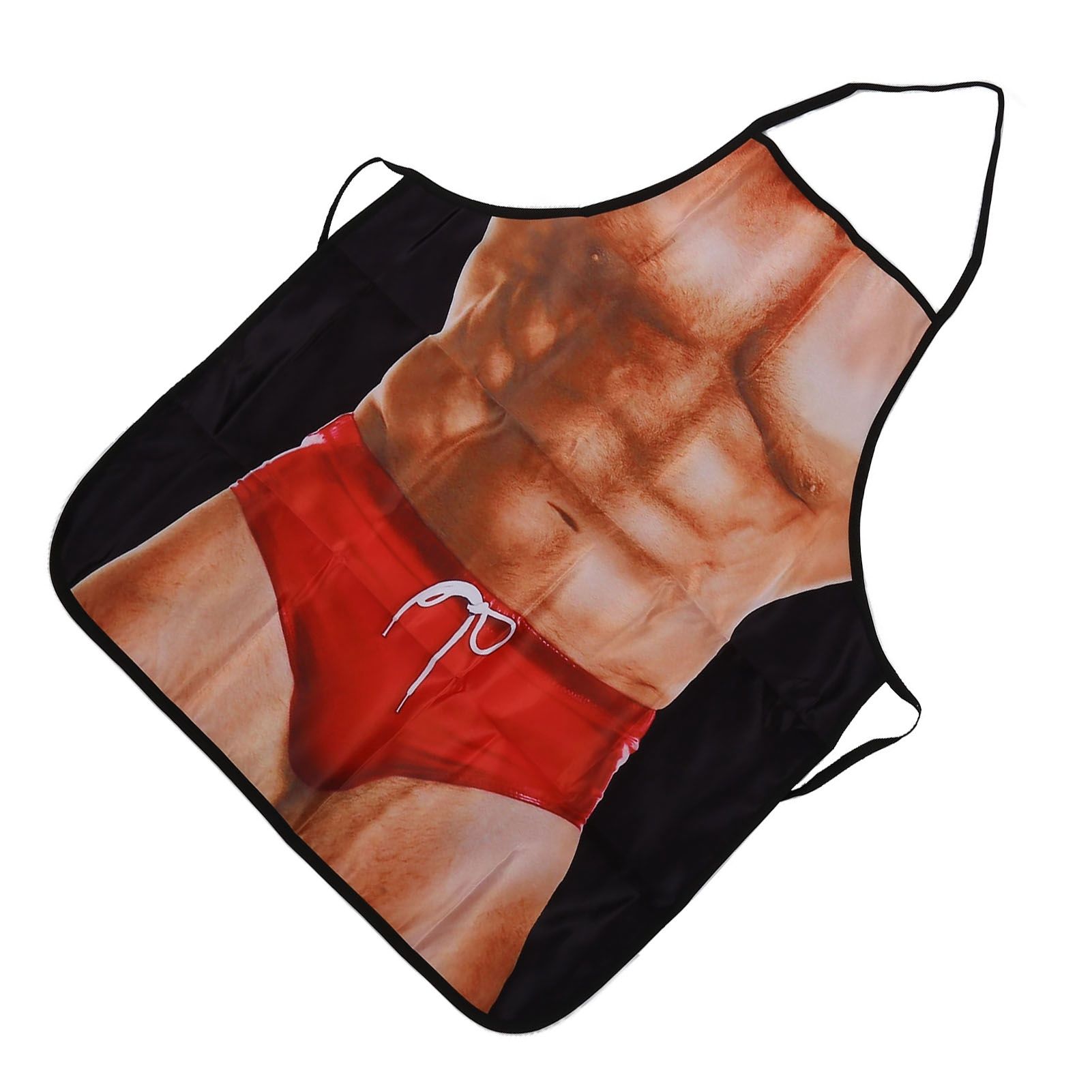 Muscle Pattern Funny Novelty Apron Kitchen Apron for Men Women Chef Waitress view 8