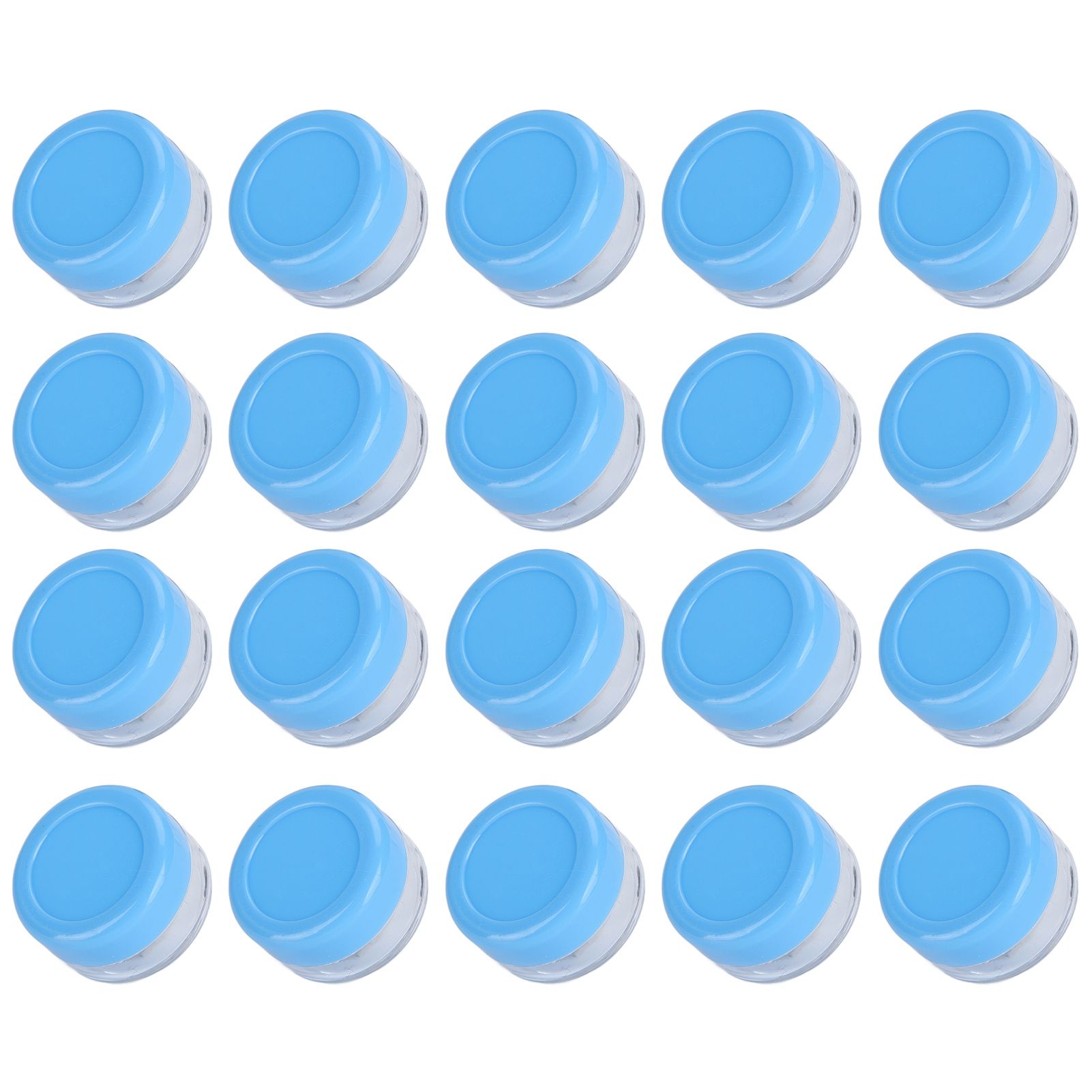 Empty Cream Container 25pcs Plastic Compact Round Small Cosmetic Jar for Travel view 4
